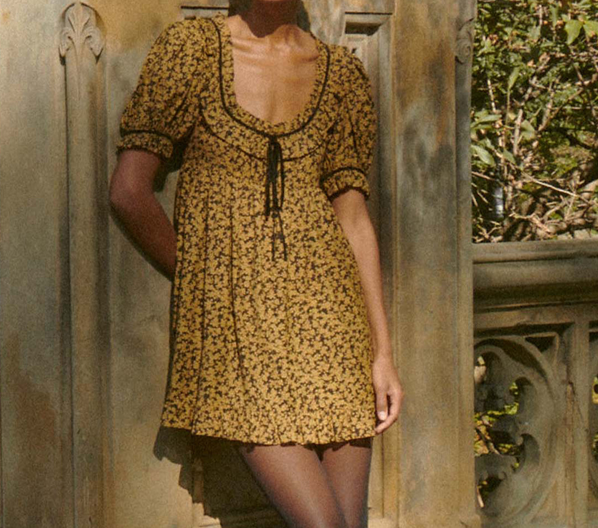 HMD -- MARCELA DRESS -- DUSK WINTER MEADOW