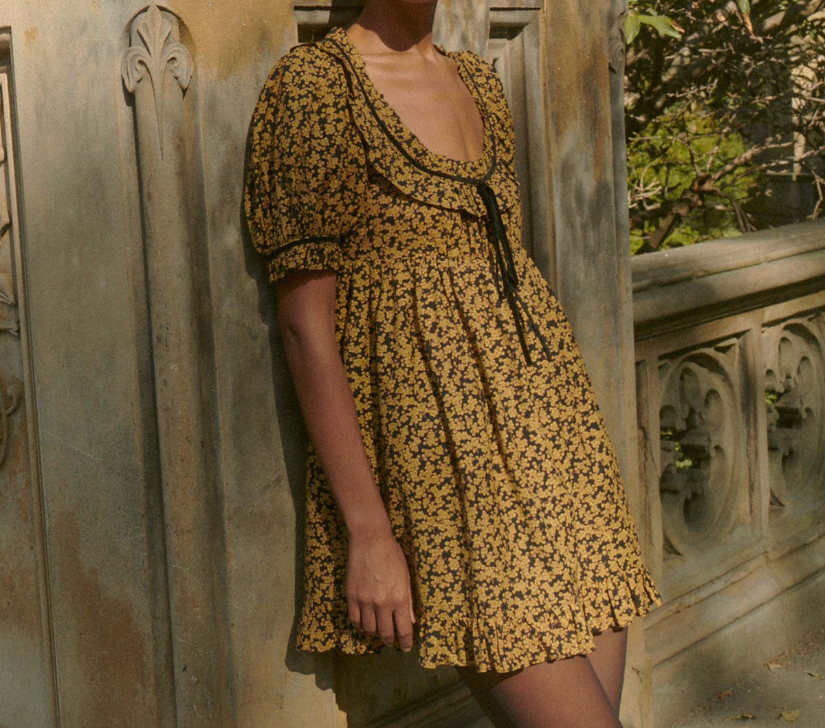 HMD -- MARCELA DRESS -- DUSK WINTER MEADOW
