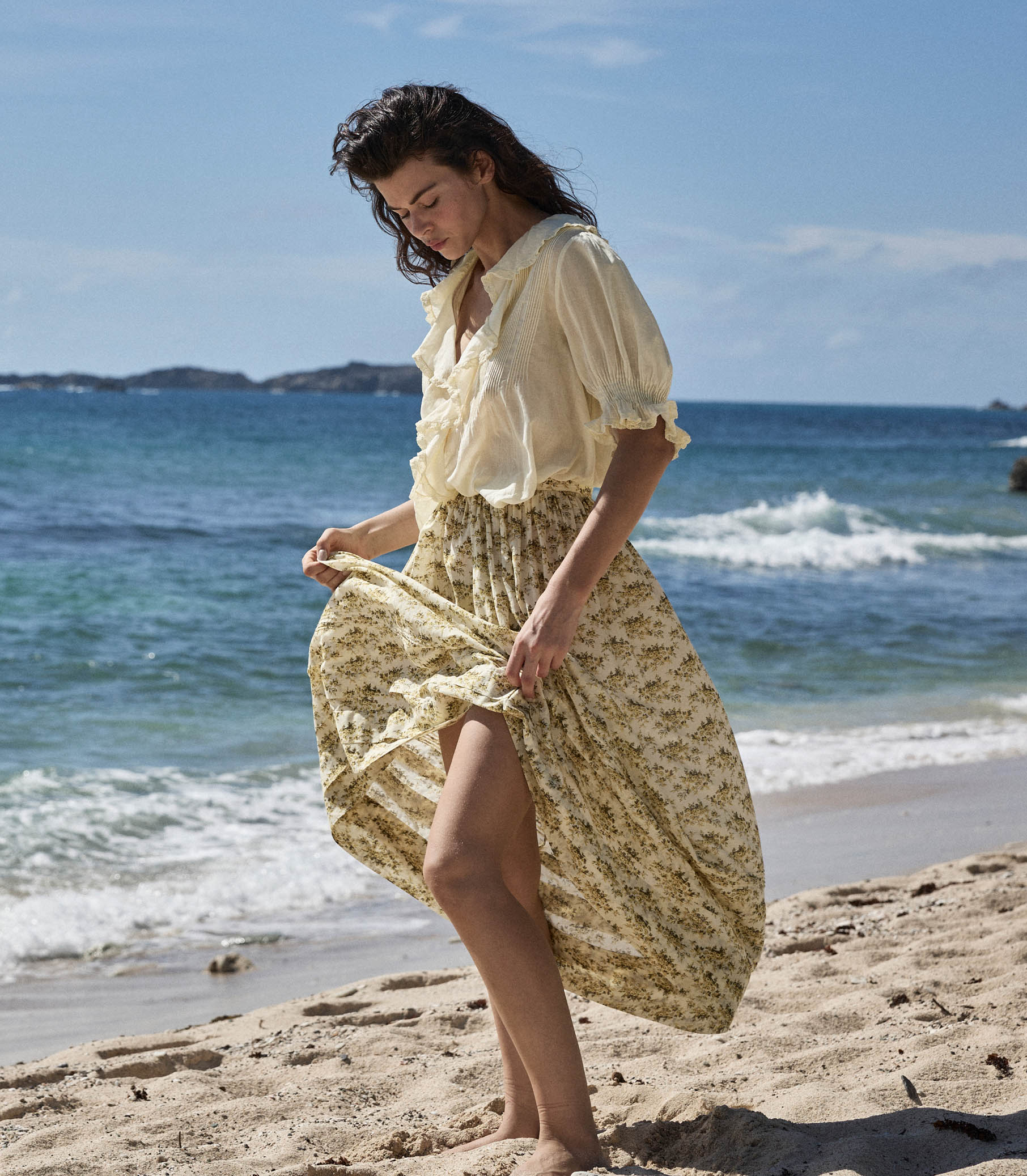 HMD -- MARCIE SKIRT -- CITRON ROSIER FLORAL view 3
