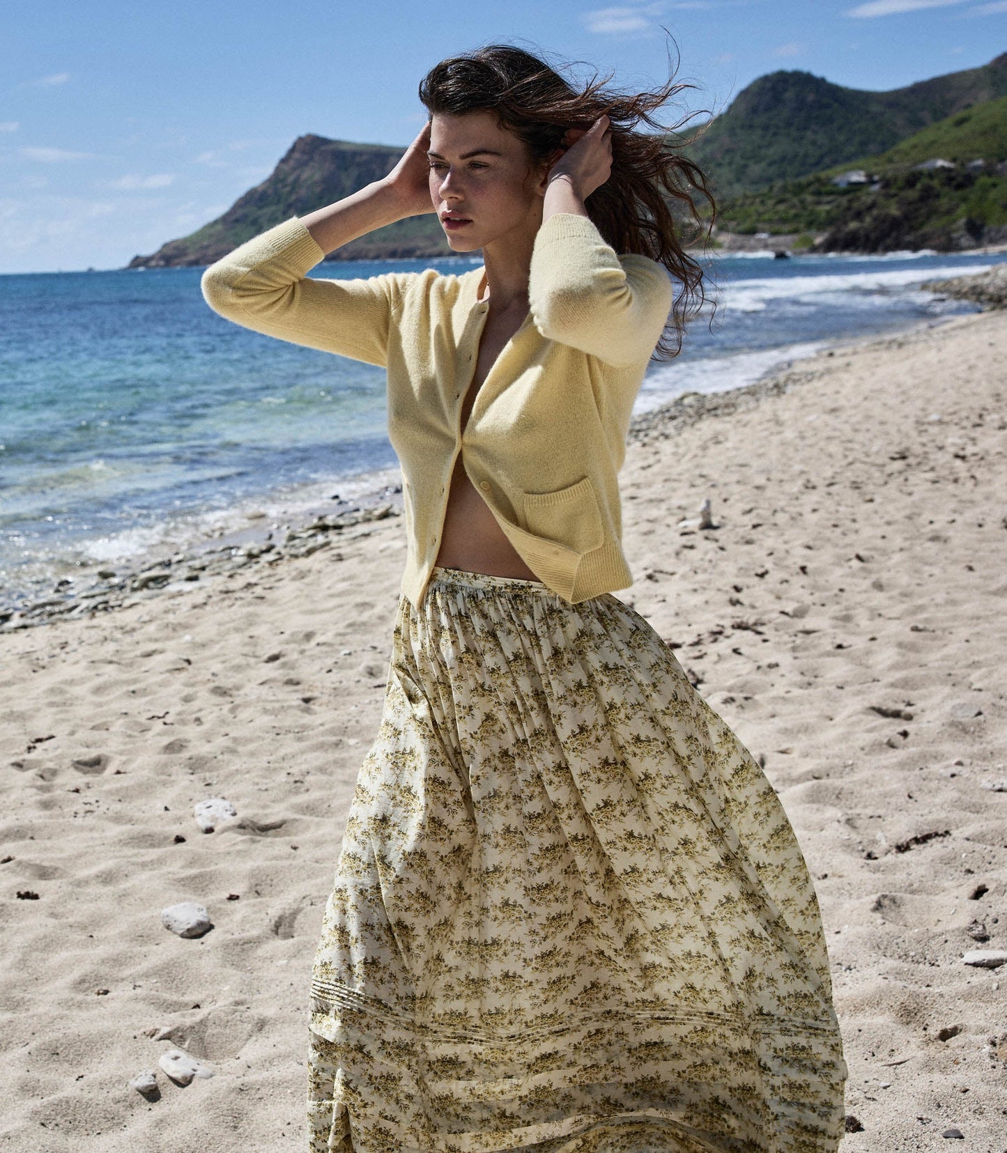 HMD -- MARCIE SKIRT -- CITRON ROSIER FLORAL