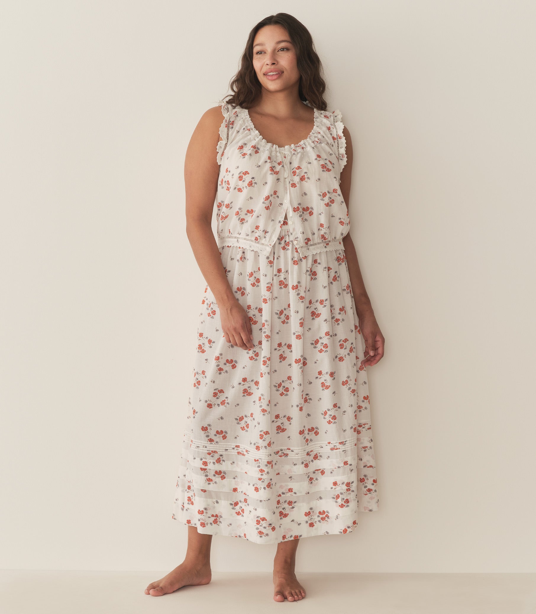 MARCIE SKIRT -- POPPY FIELD view 5