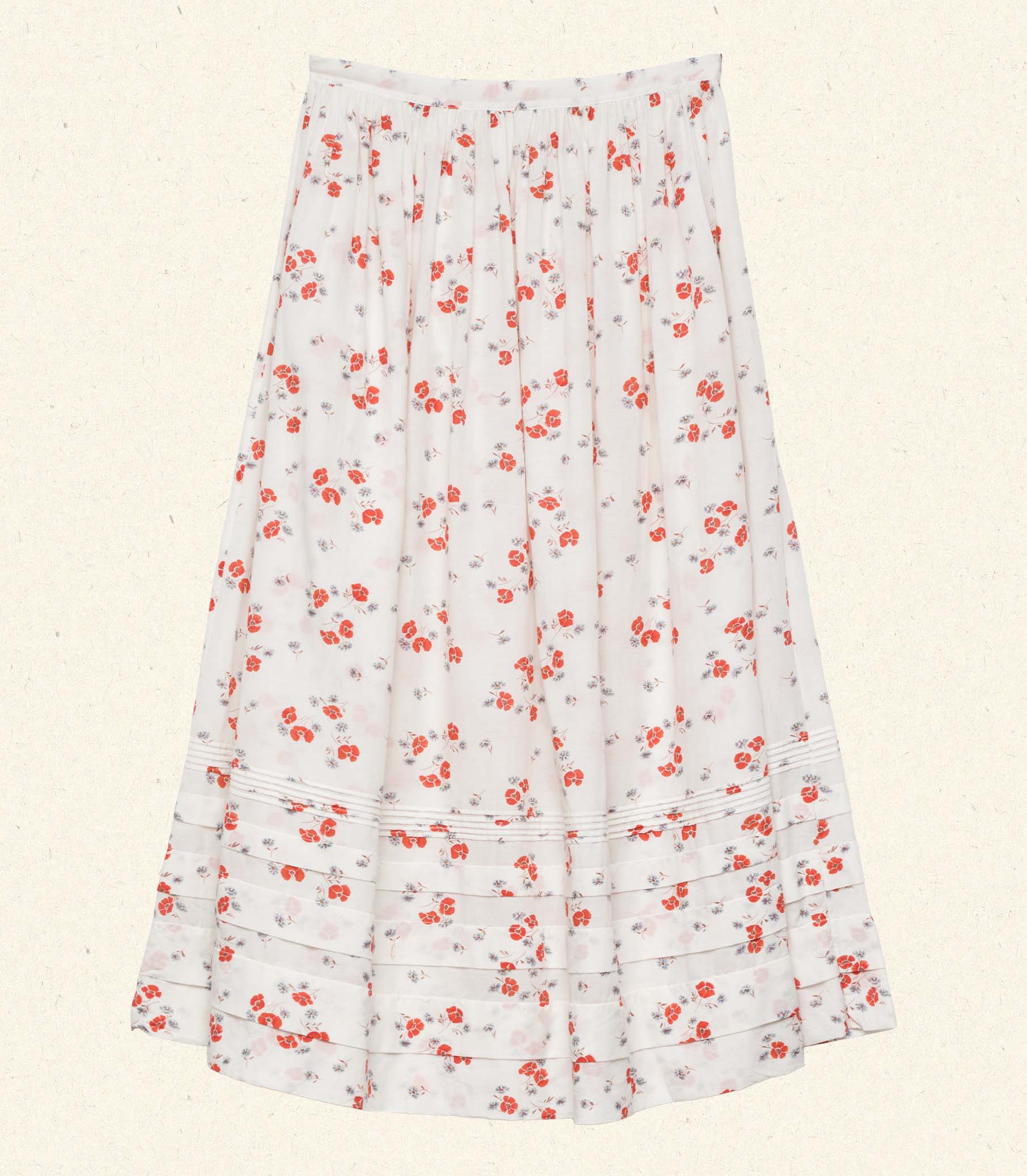MARCIE SKIRT -- POPPY FIELD view 6