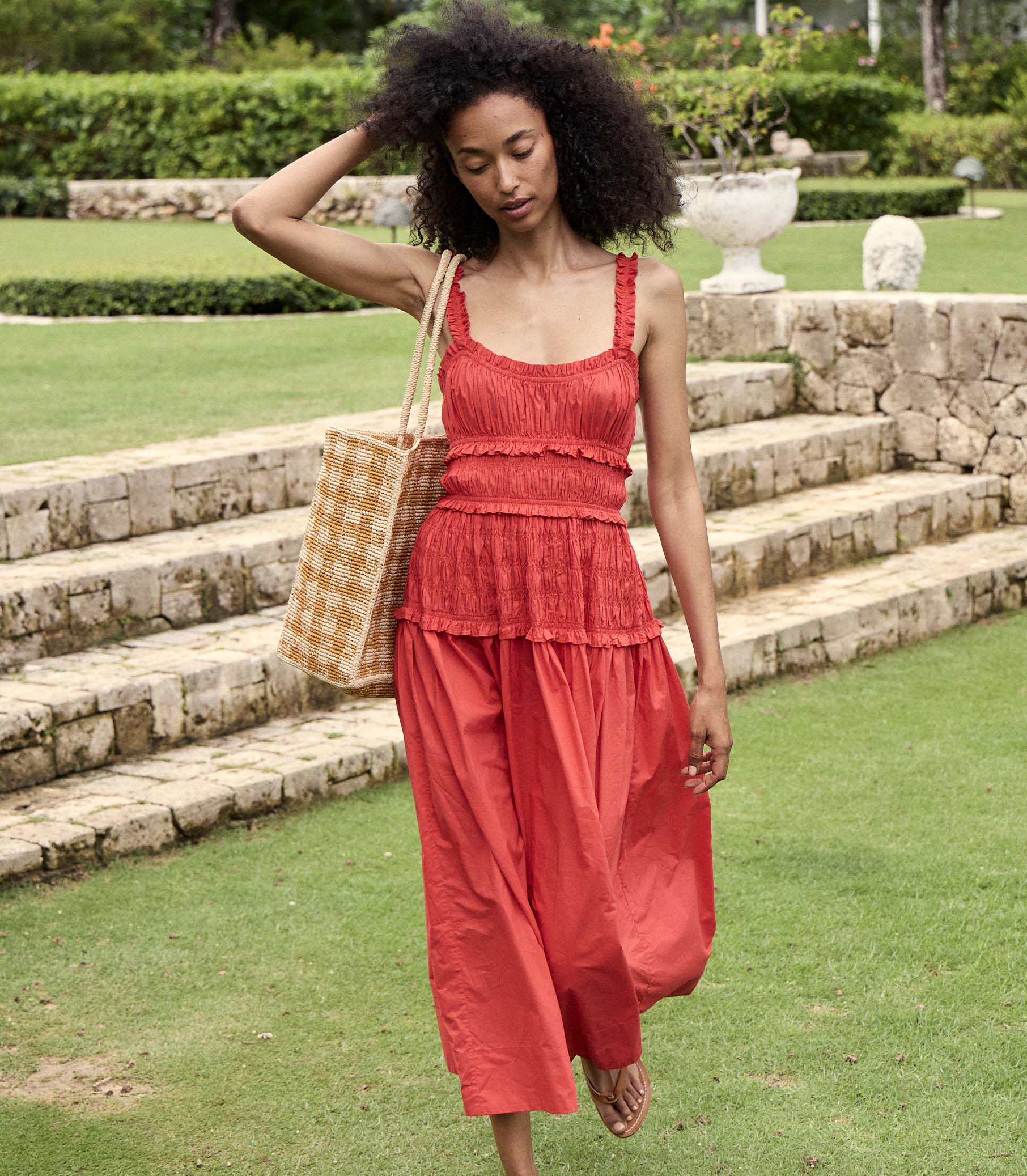 HMD -- MARIANNE DRESS -- SCARLET view 1

