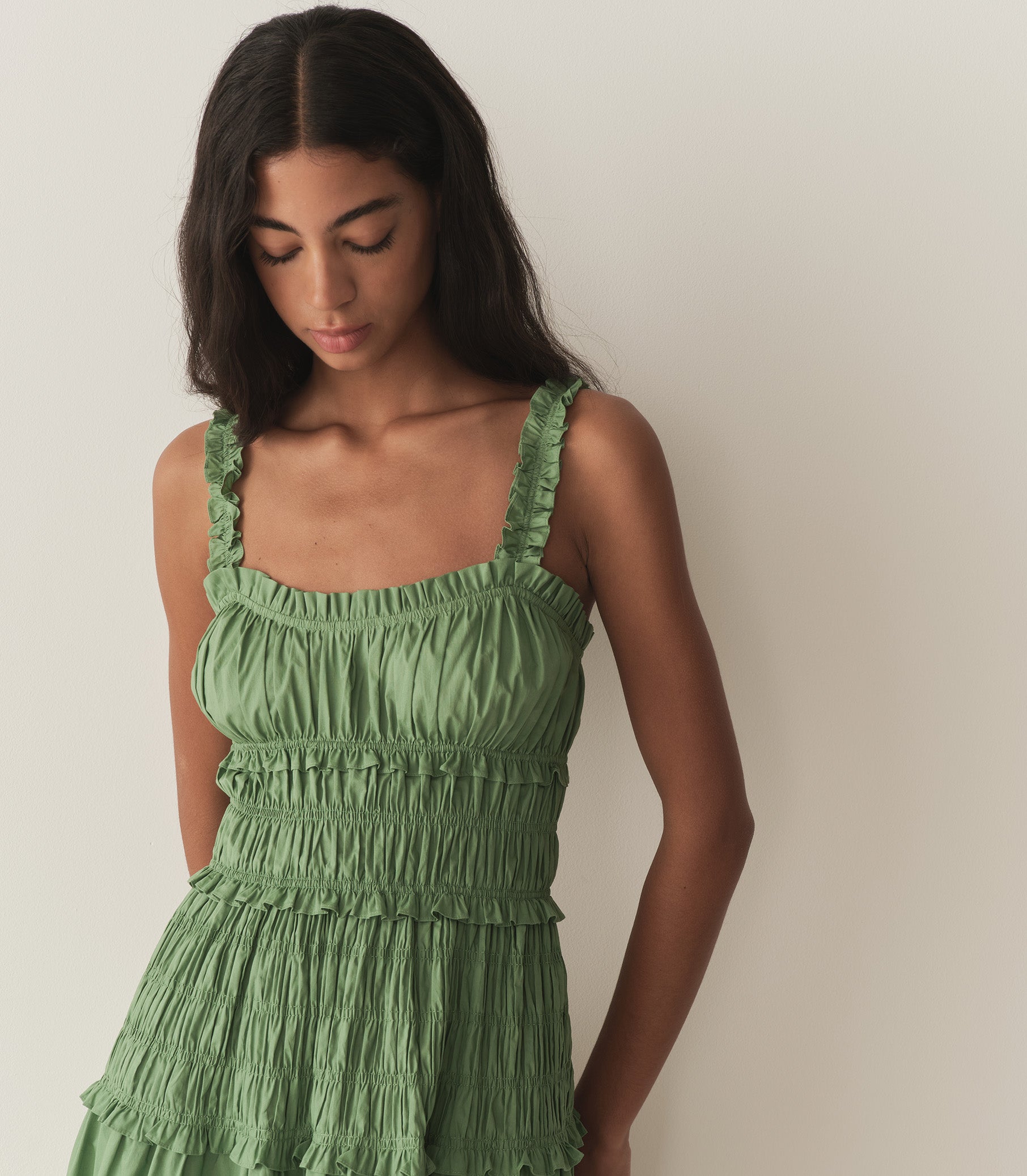 MARIANNE DRESS -- ENGLISH IVY view 3