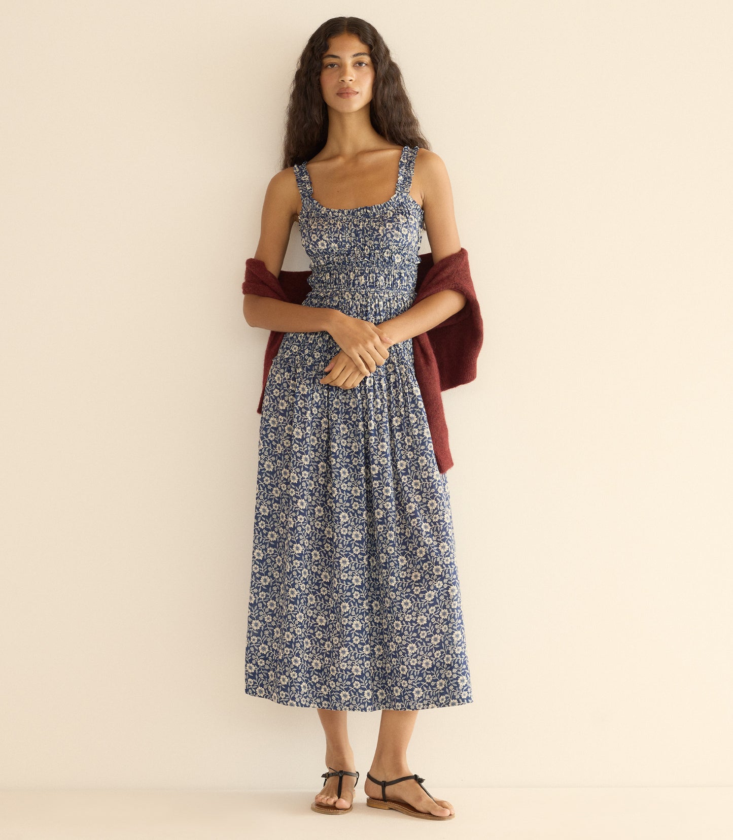 MARIANNE DRESS -- JESSAMINE CALICO
