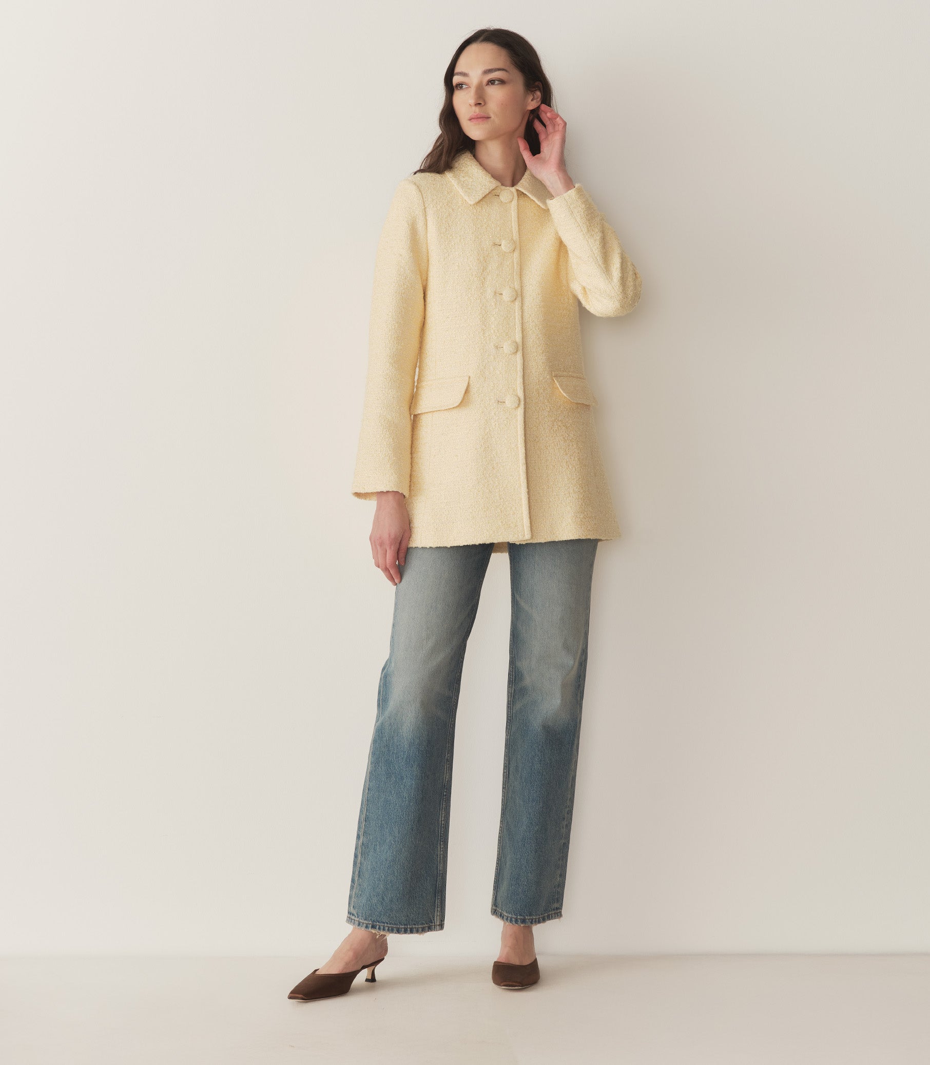 HMD -- MARIBETH COAT -- WILD HONEYSUCKLE view 4
