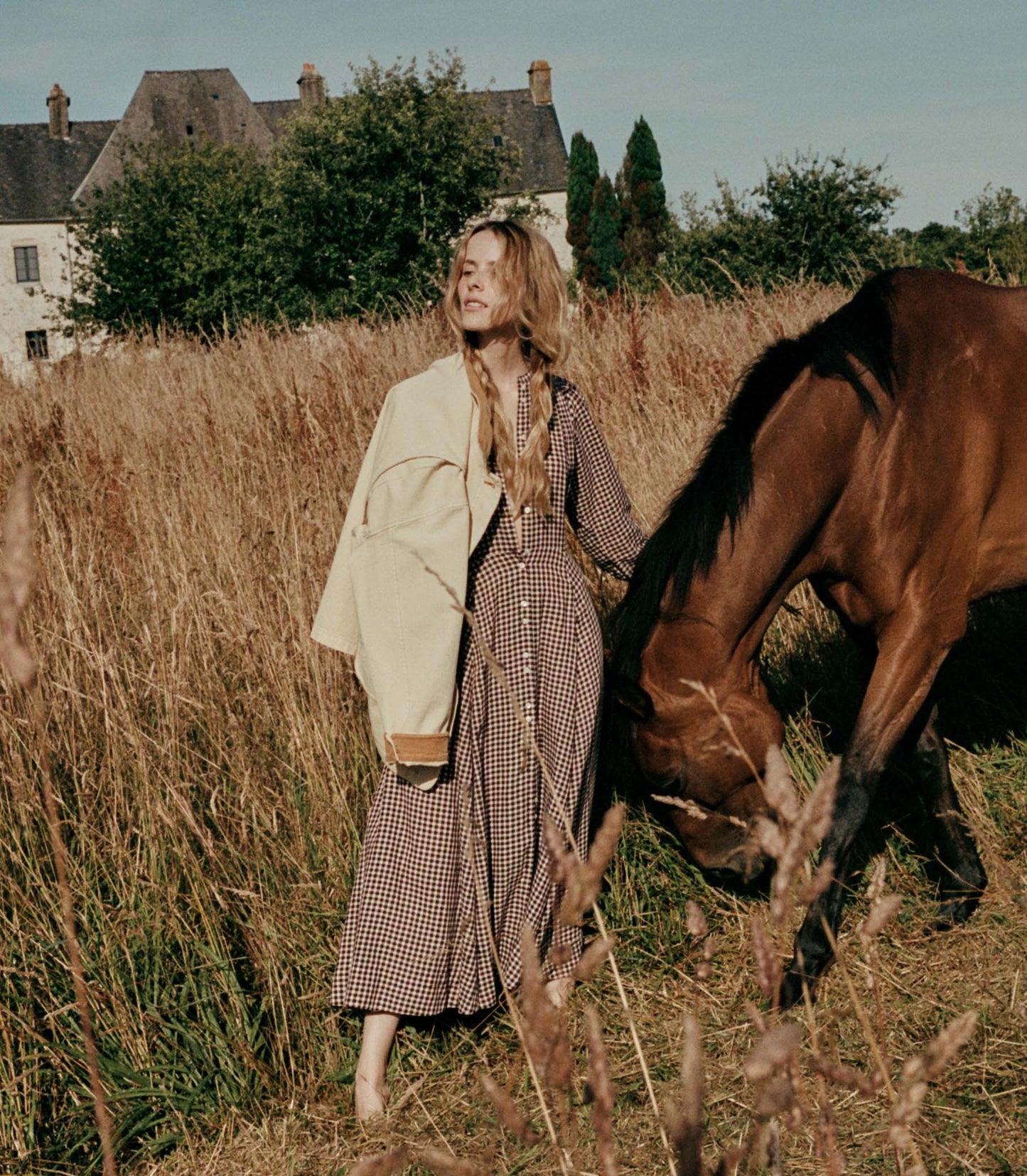 HMD -- MARIELLE DRESS -- DELPHINE PLAID