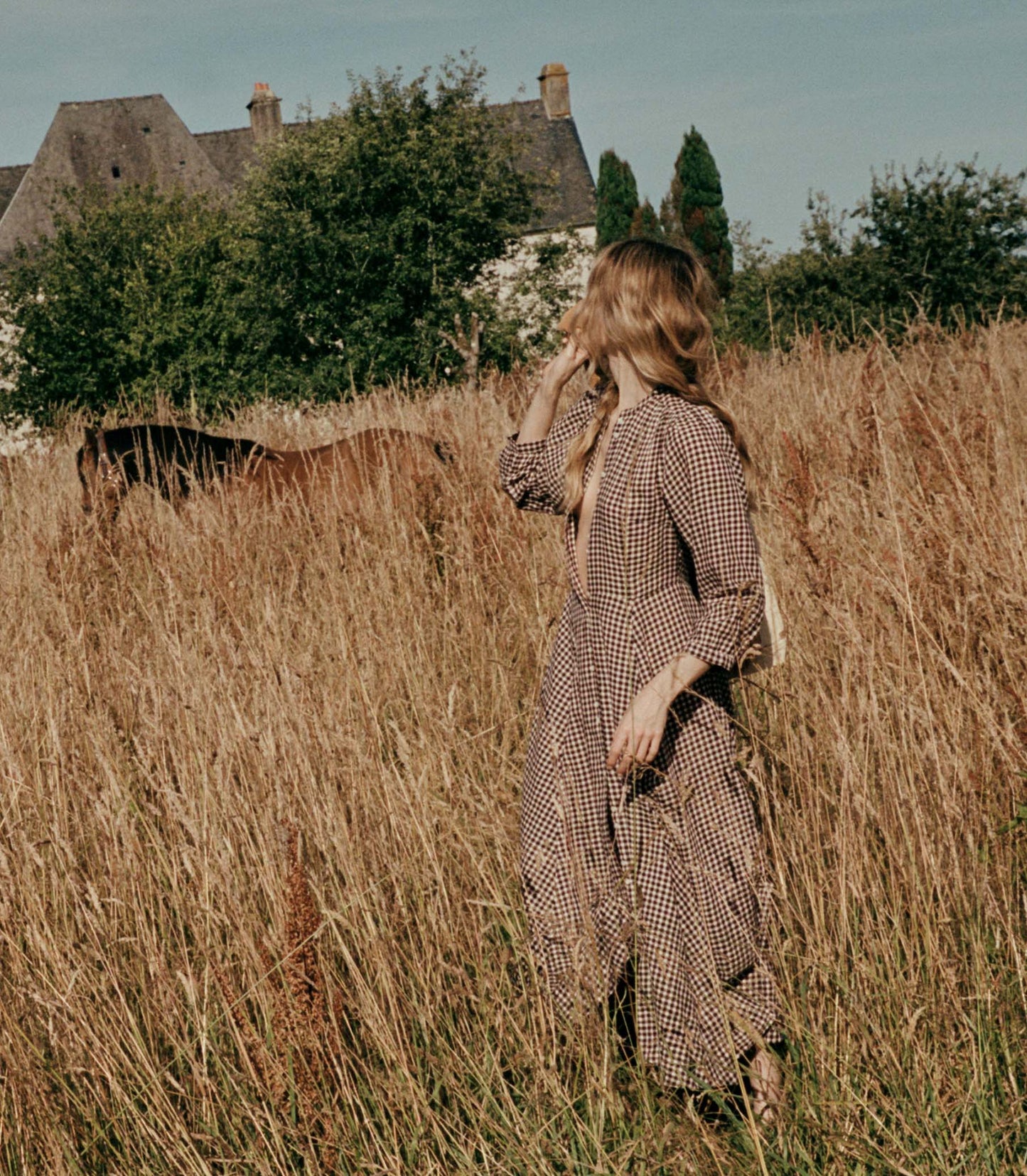 HMD -- MARIELLE DRESS -- DELPHINE PLAID