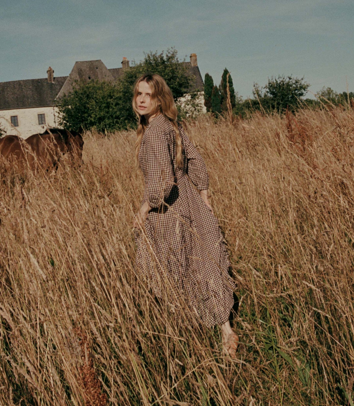 HMD -- MARIELLE DRESS -- DELPHINE PLAID