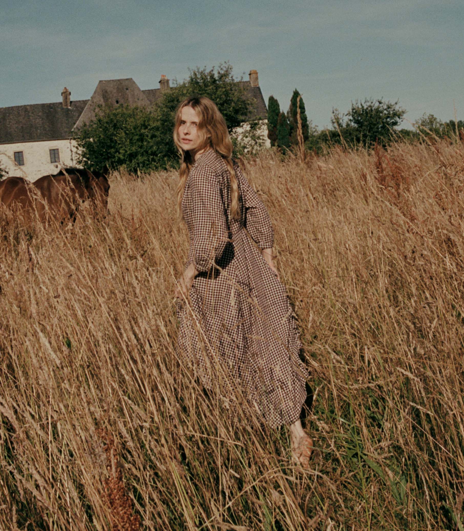 HMD -- MARIELLE DRESS -- DELPHINE PLAID view 9
