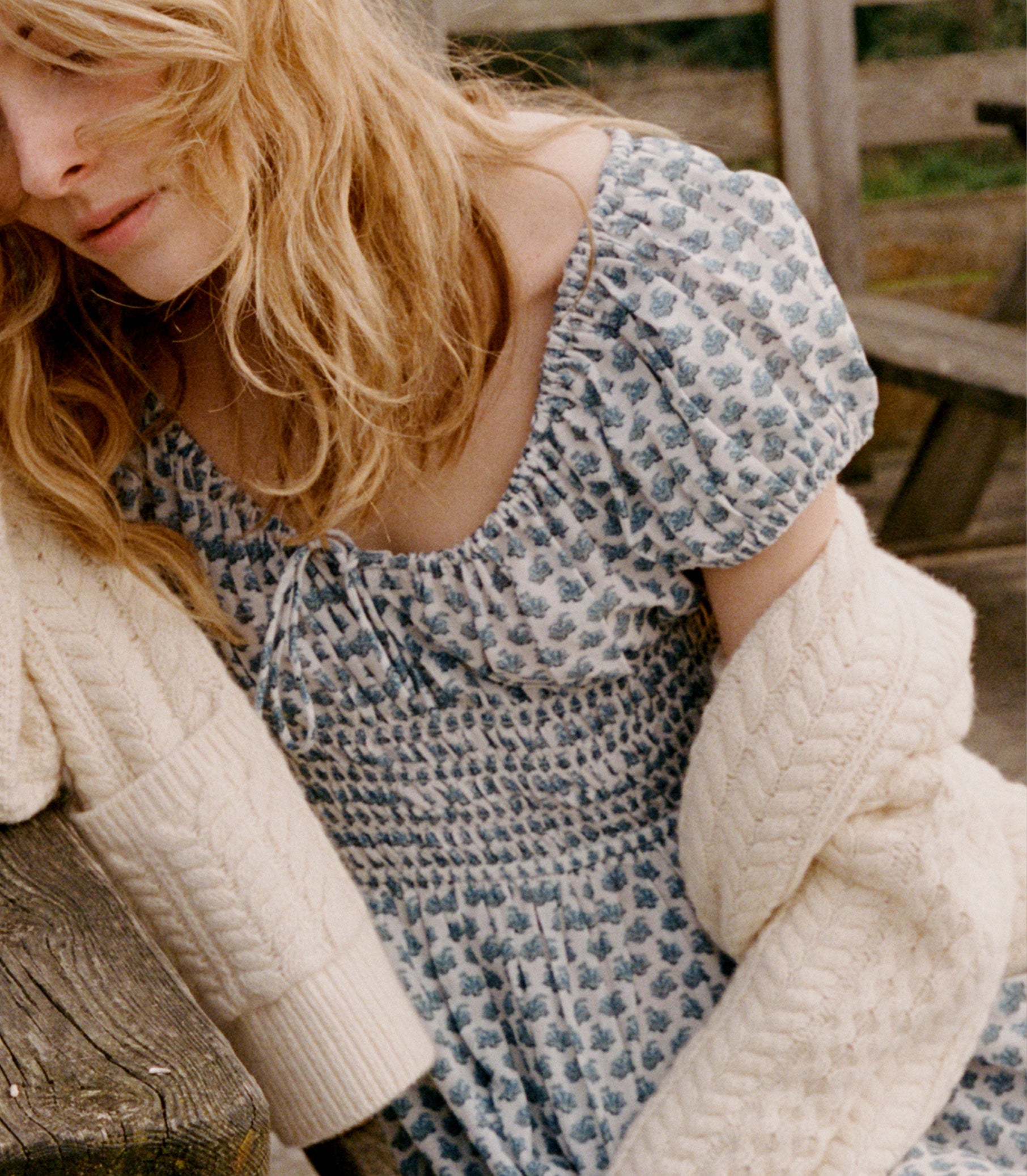 MARILENE CARDIGAN -- IVORY view 6