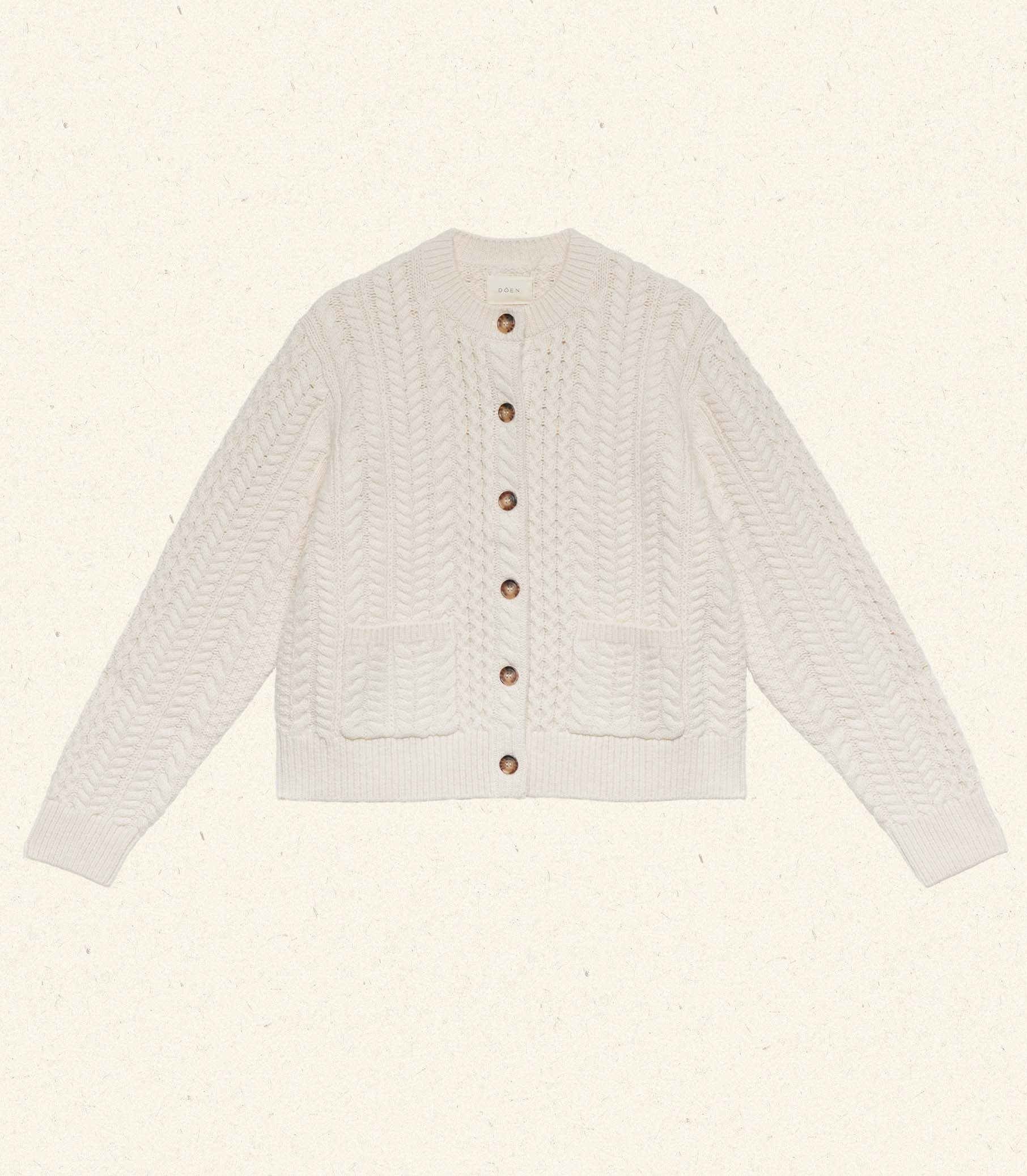 MARILENE CARDIGAN -- IVORY view 7
