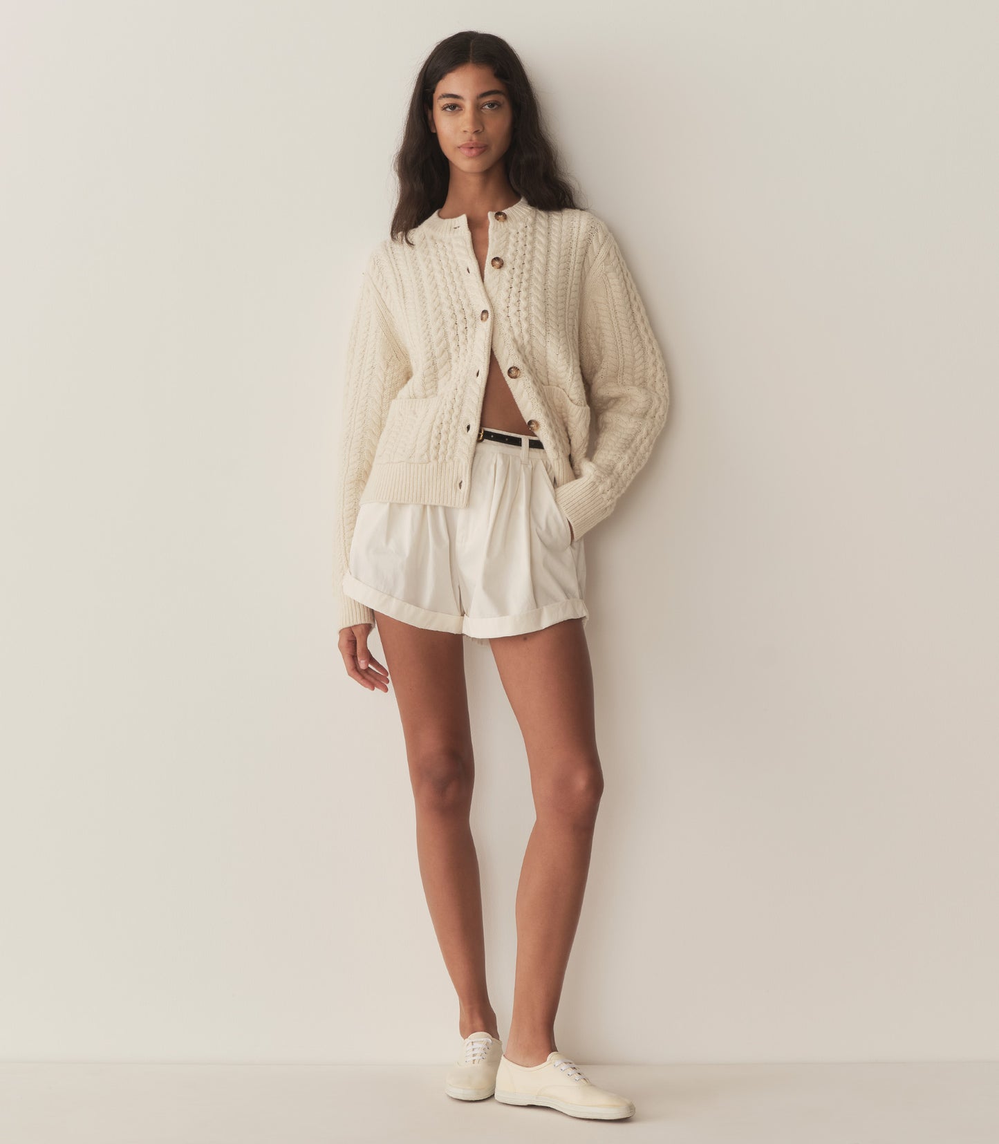 MARILENE CARDIGAN -- IVORY