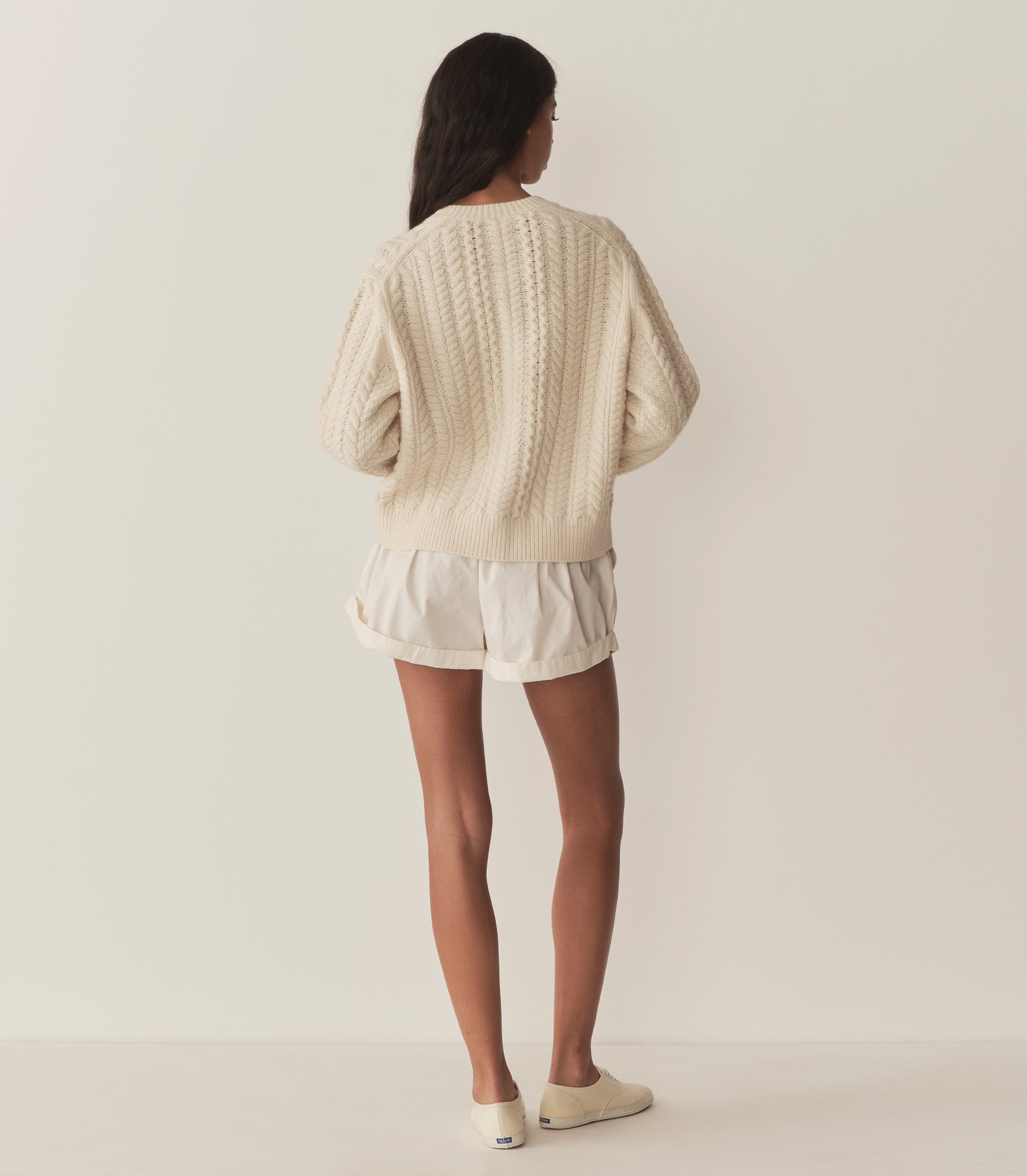 MARILENE CARDIGAN -- IVORY view 2