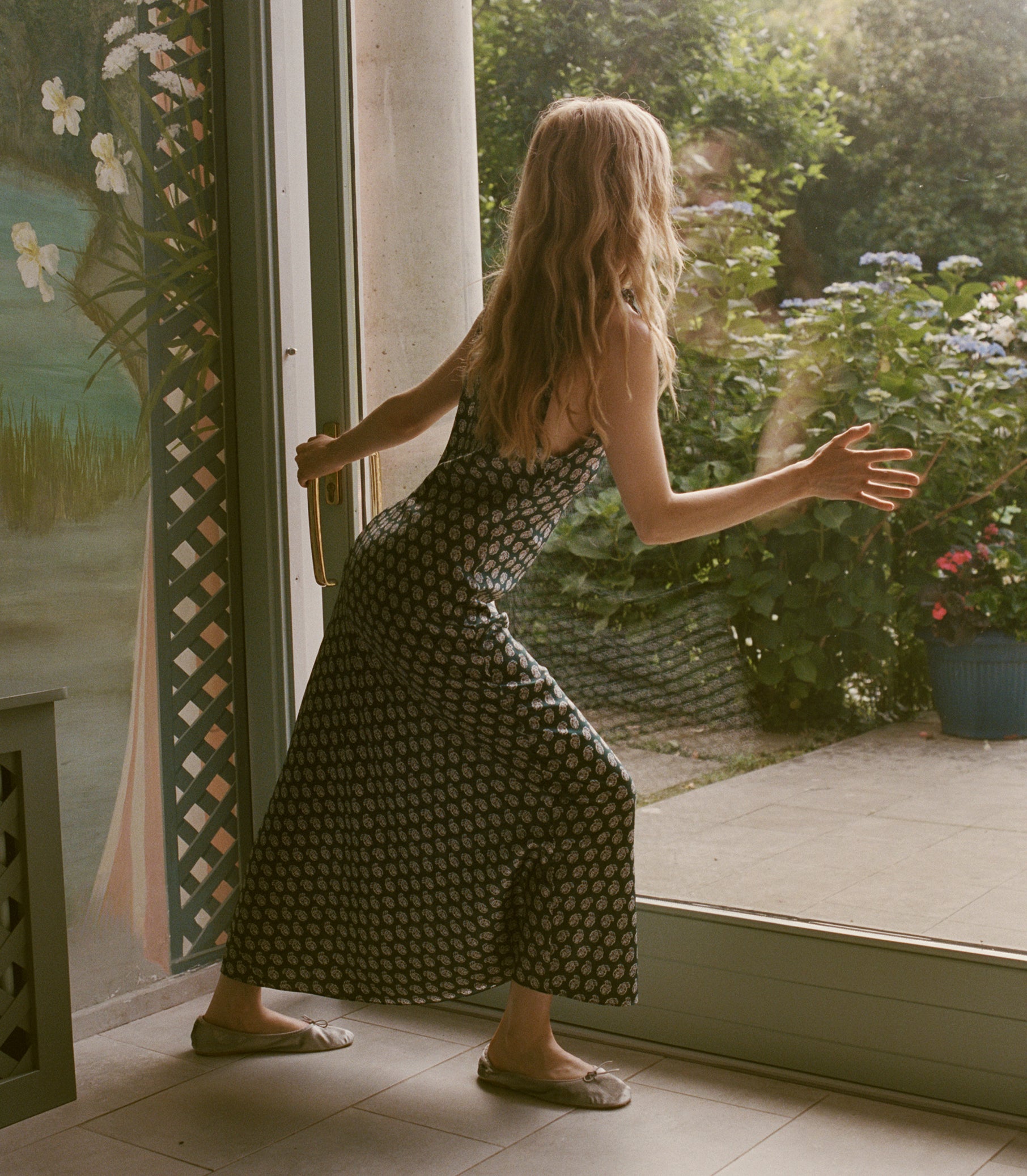 MARISELLE DRESS -- CHAUMONT PAISLEY view 4
