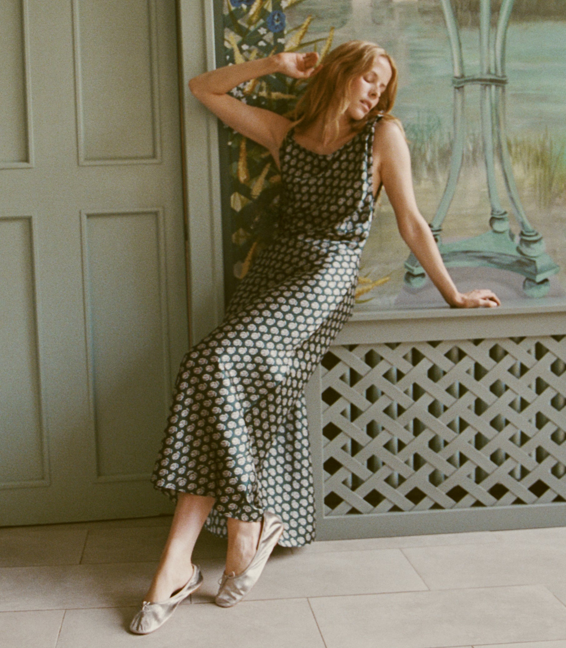 MARISELLE DRESS -- CHAUMONT PAISLEY view 6
