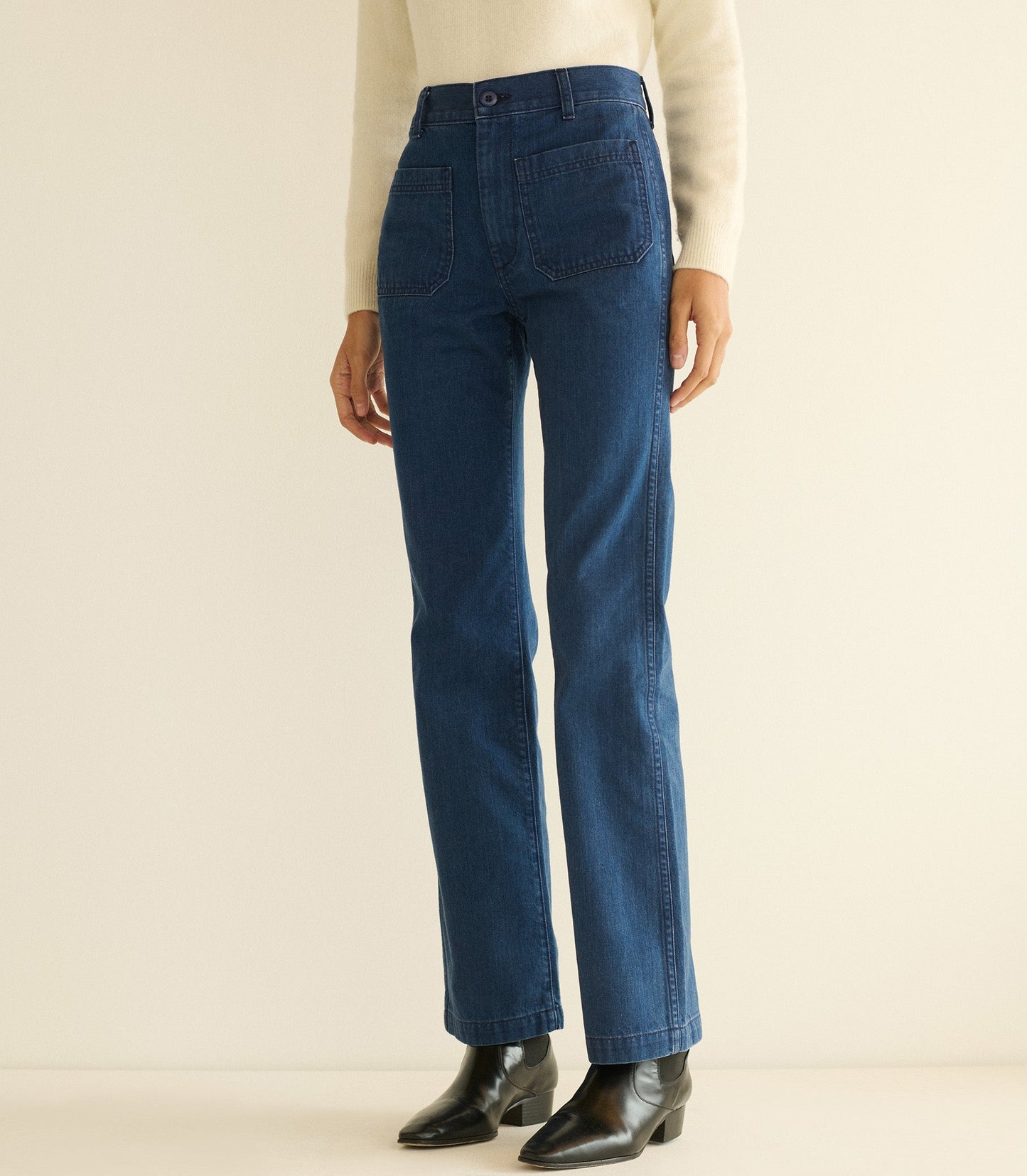 HMD -- MARITIME MID RISE JEAN -- SIRENES WASH