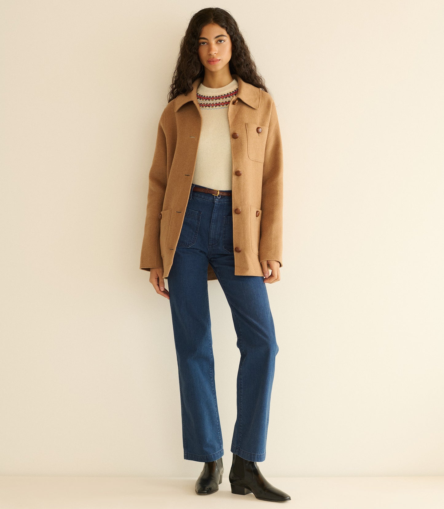 MARITIME MID RISE JEAN -- SIRENES WASH