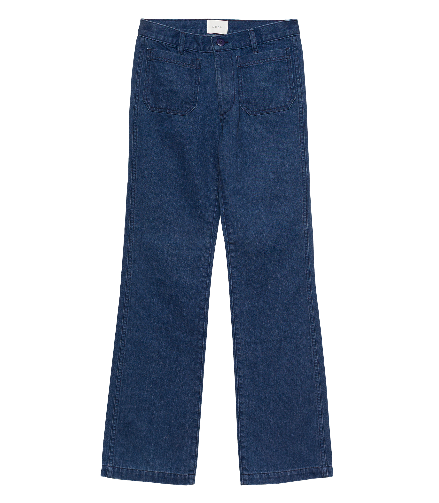 MARITIME MID RISE JEAN -- SIRENES WASH view 7
