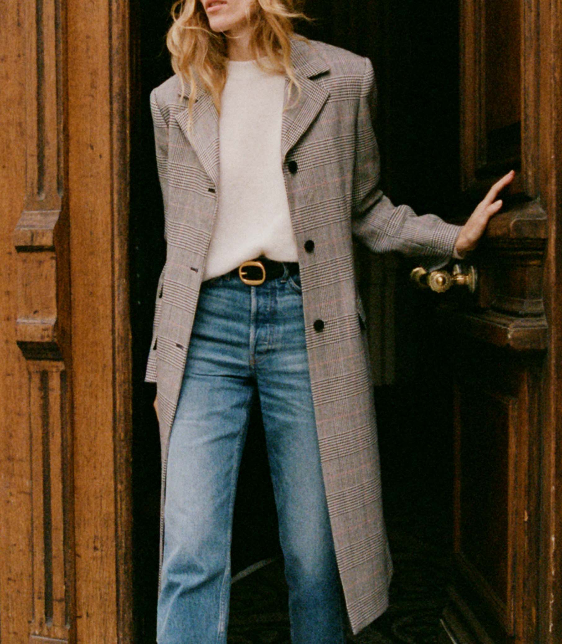 HMD -- BELLINGHAM COAT -- WICKHAM HOUNDSTOOTH PLAID view 1
