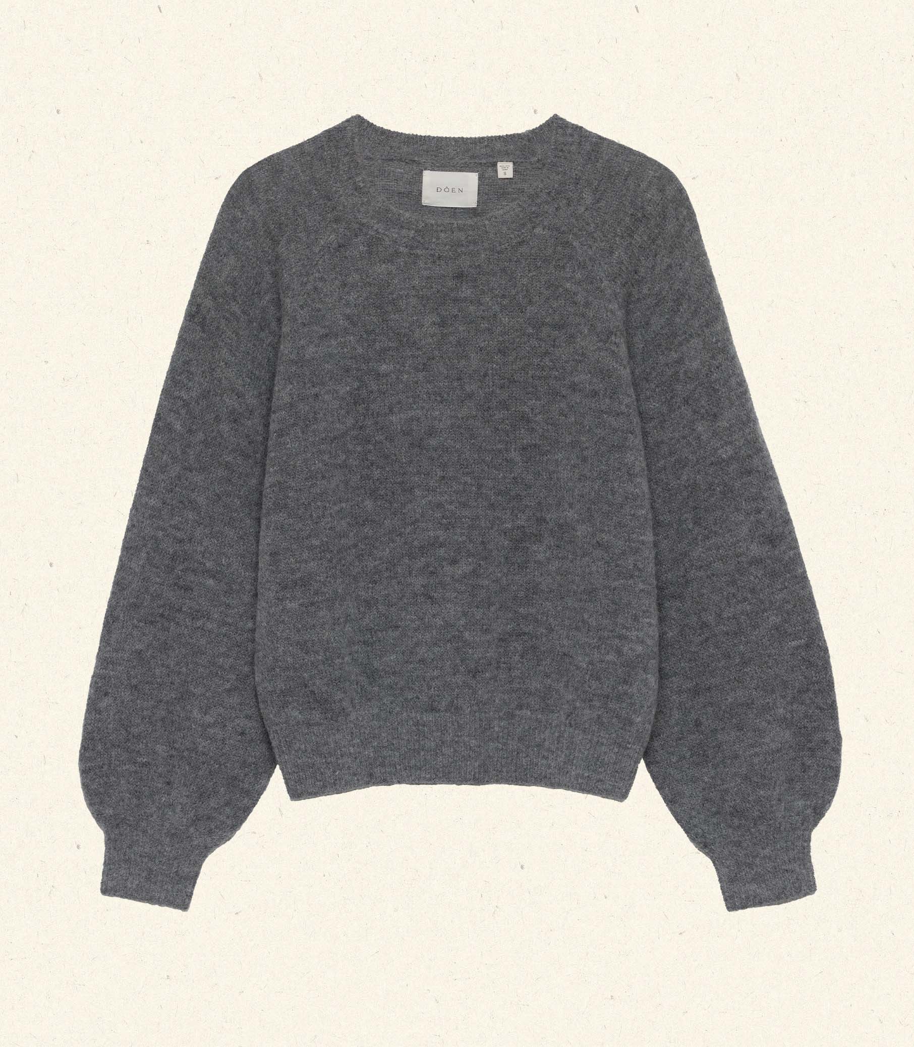 HMD -- MARSENA SWEATER -- DARK HEATHER GREY view 5
