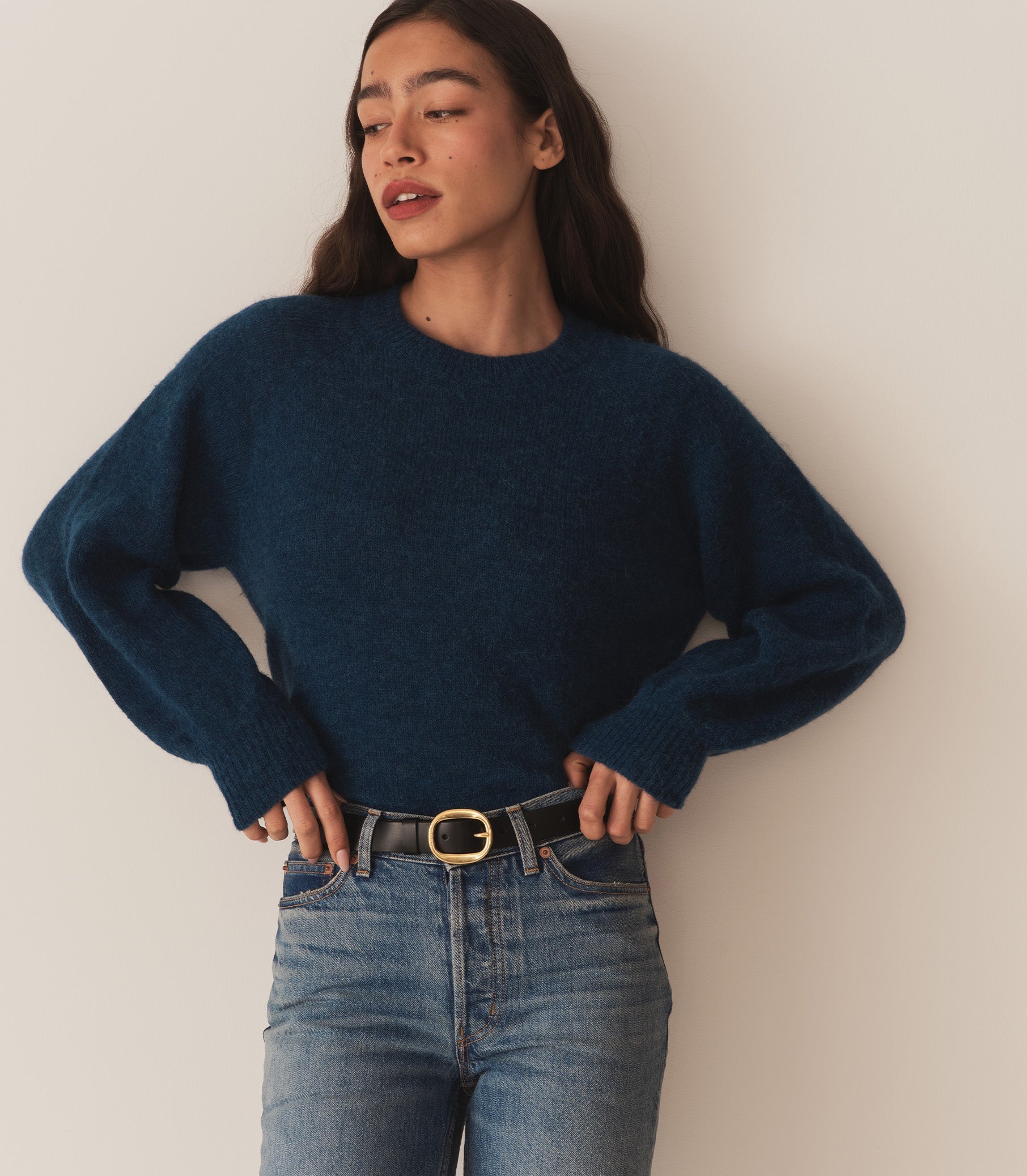HMD -- MARSENA SWEATER -- DEEP SAPPHIRE view 2