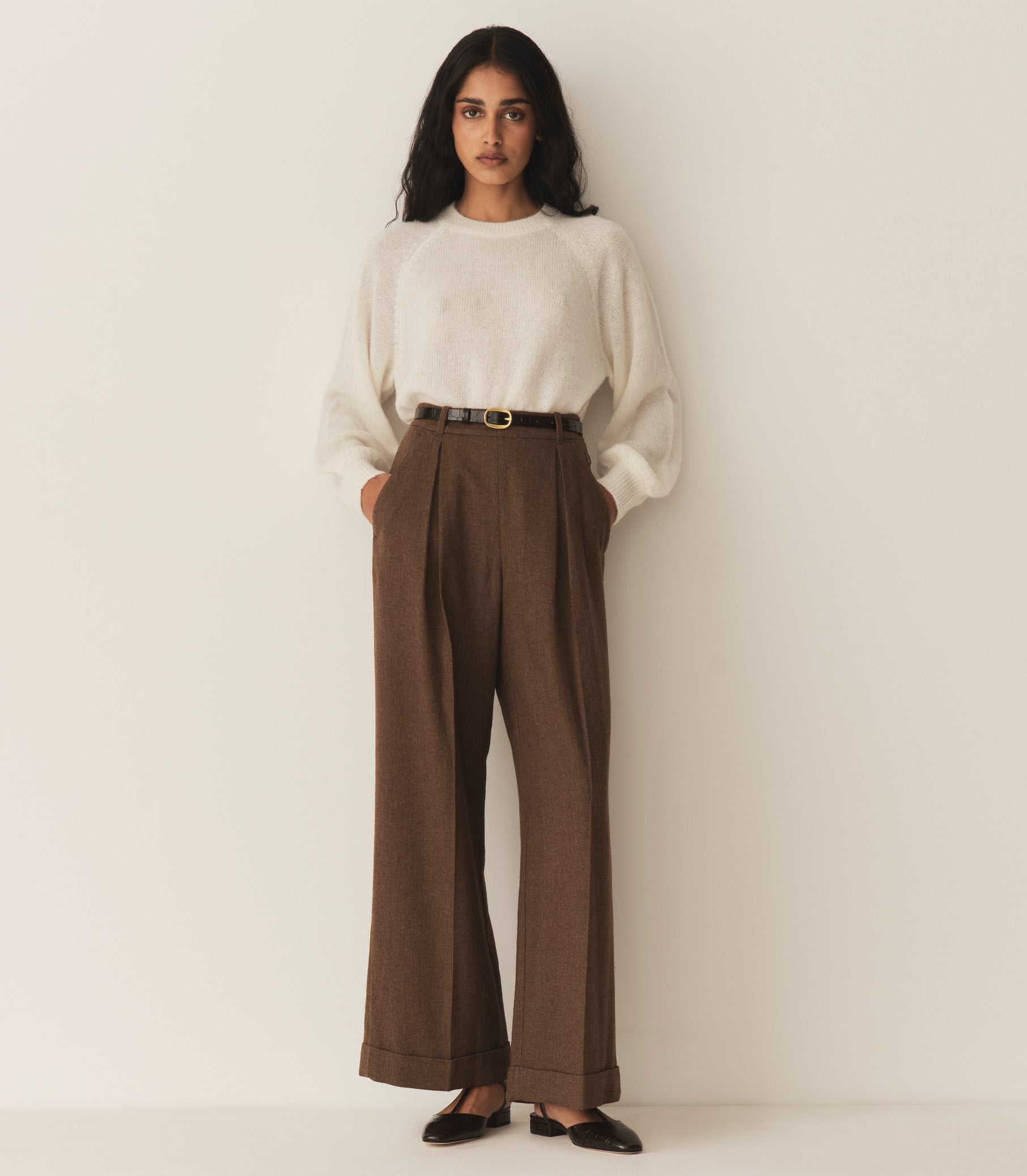 MARSENA SWEATER -- IVORY view 5