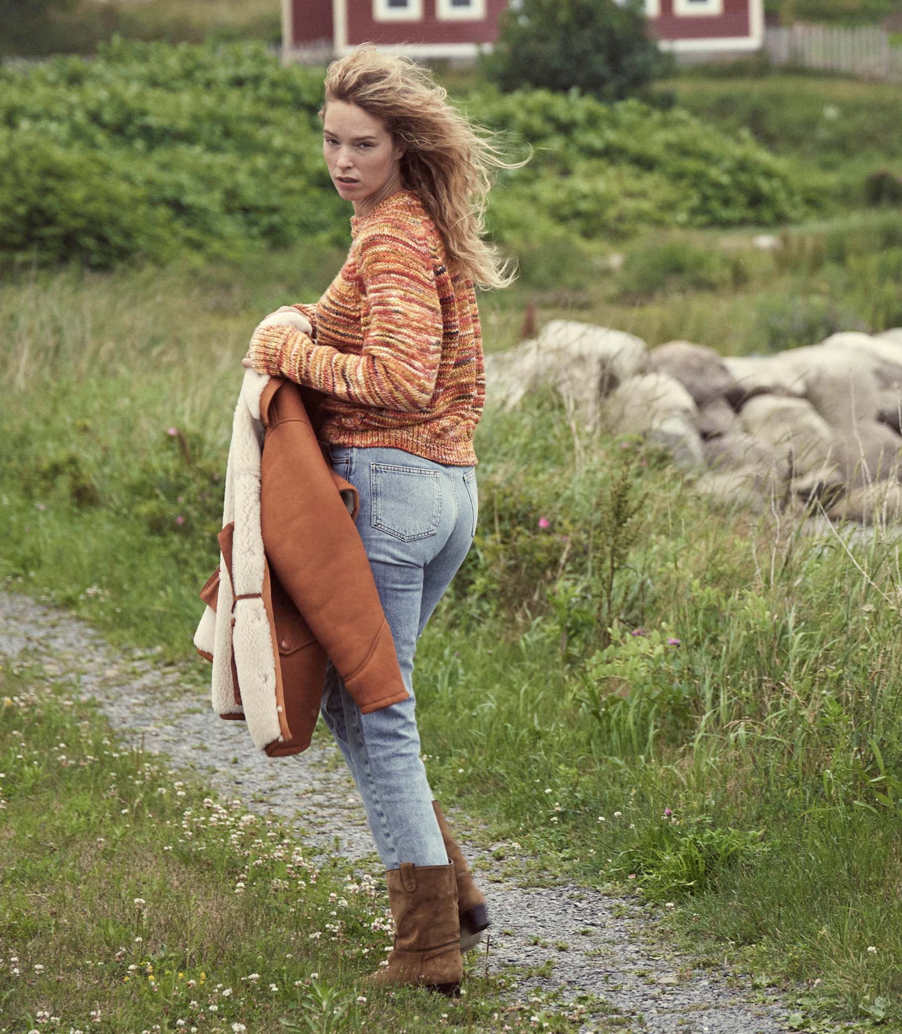 HMD -- MARTI SWEATER -- DESERT SUNSET view 3
