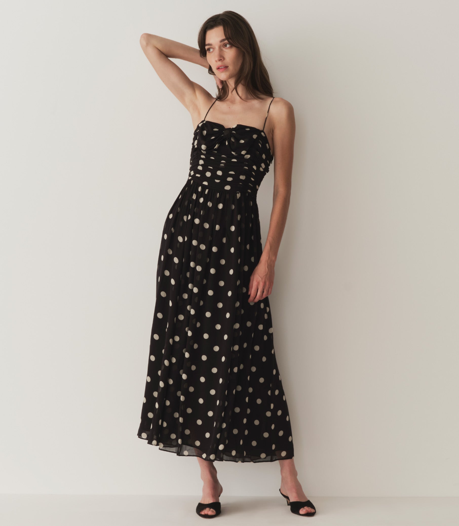 HMD -- MARYANNA DRESS -- NOIR SOLSTICE SKY DOT view 1
