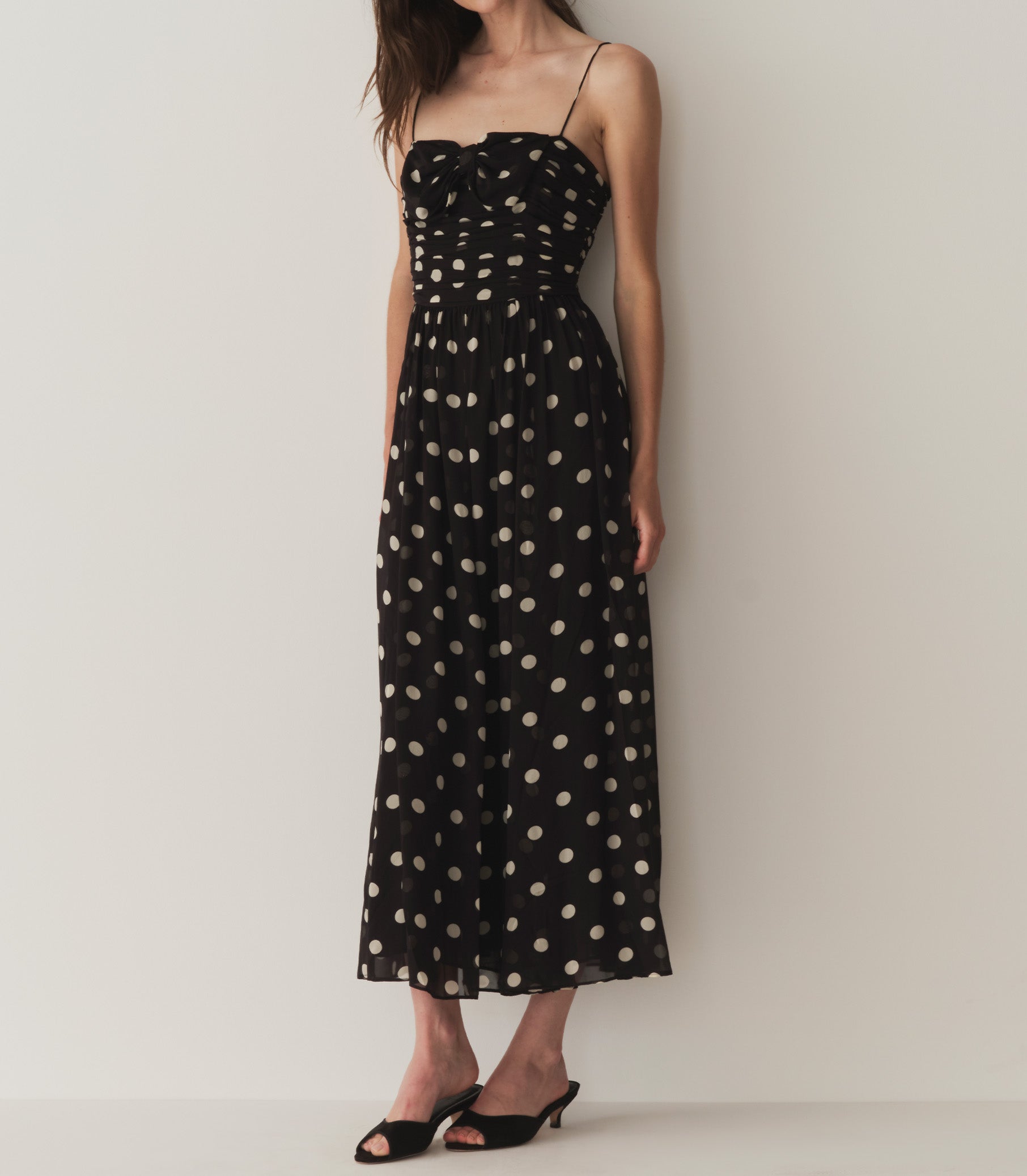 HMD -- MARYANNA DRESS -- NOIR SOLSTICE SKY DOT view 2
