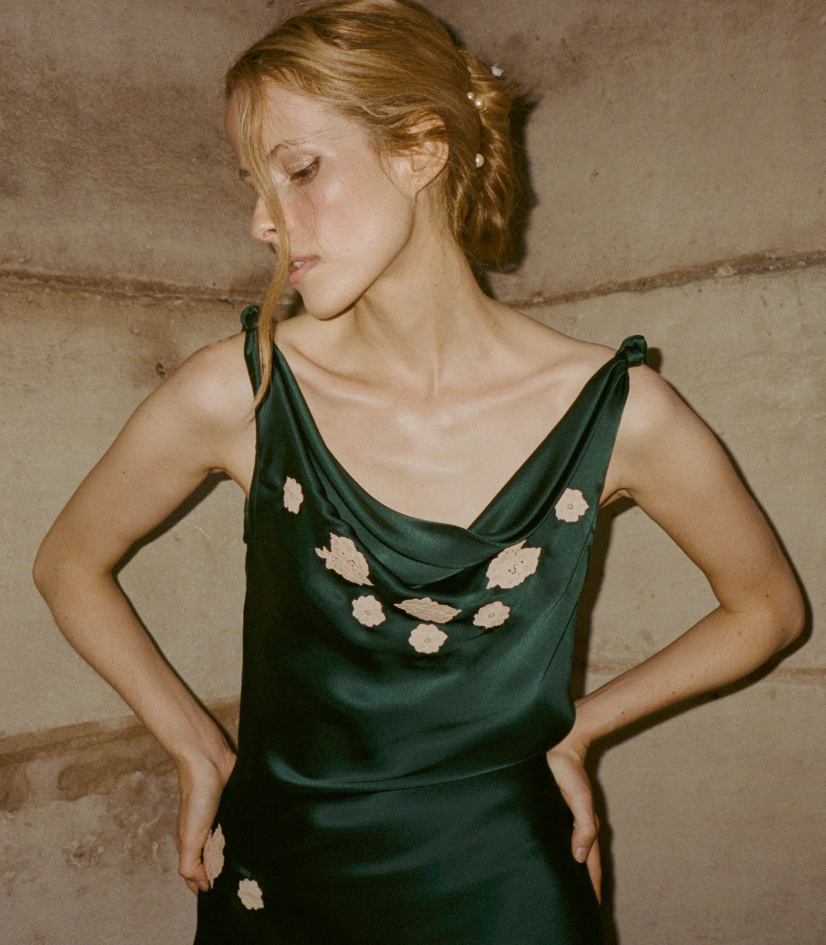 MATILDE DRESS -- SCARAB view 2
