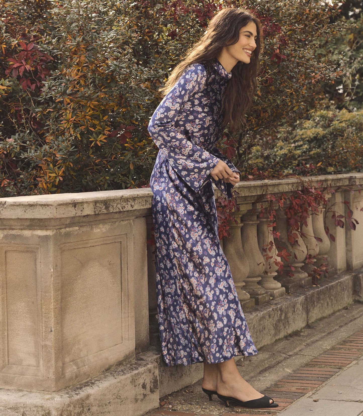 MAURICIA DRESS -- WINDSWEPT DAISIES