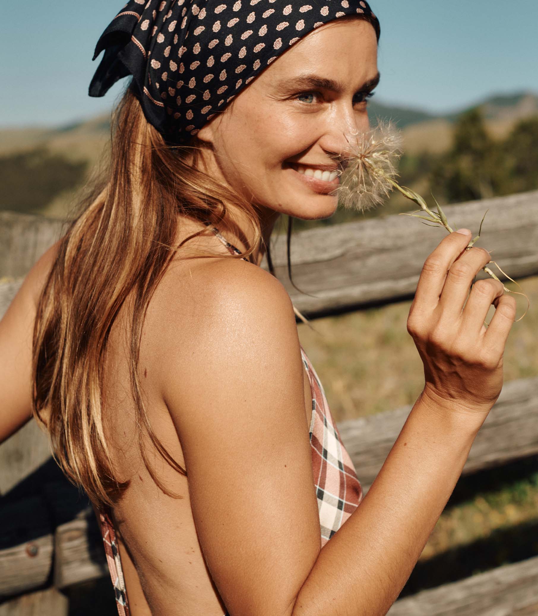 PETIT PENNY BANDANA -- CARDINALE FOULARD view 3