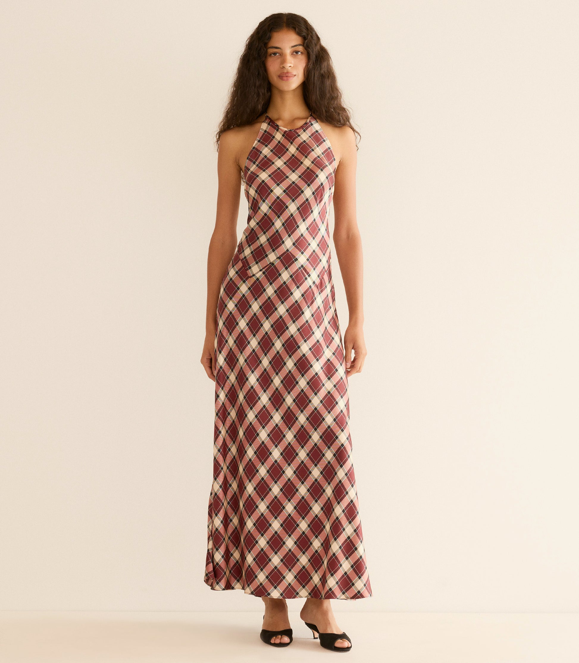 MAXIME DRESS -- NORFOLK PLAID view 7