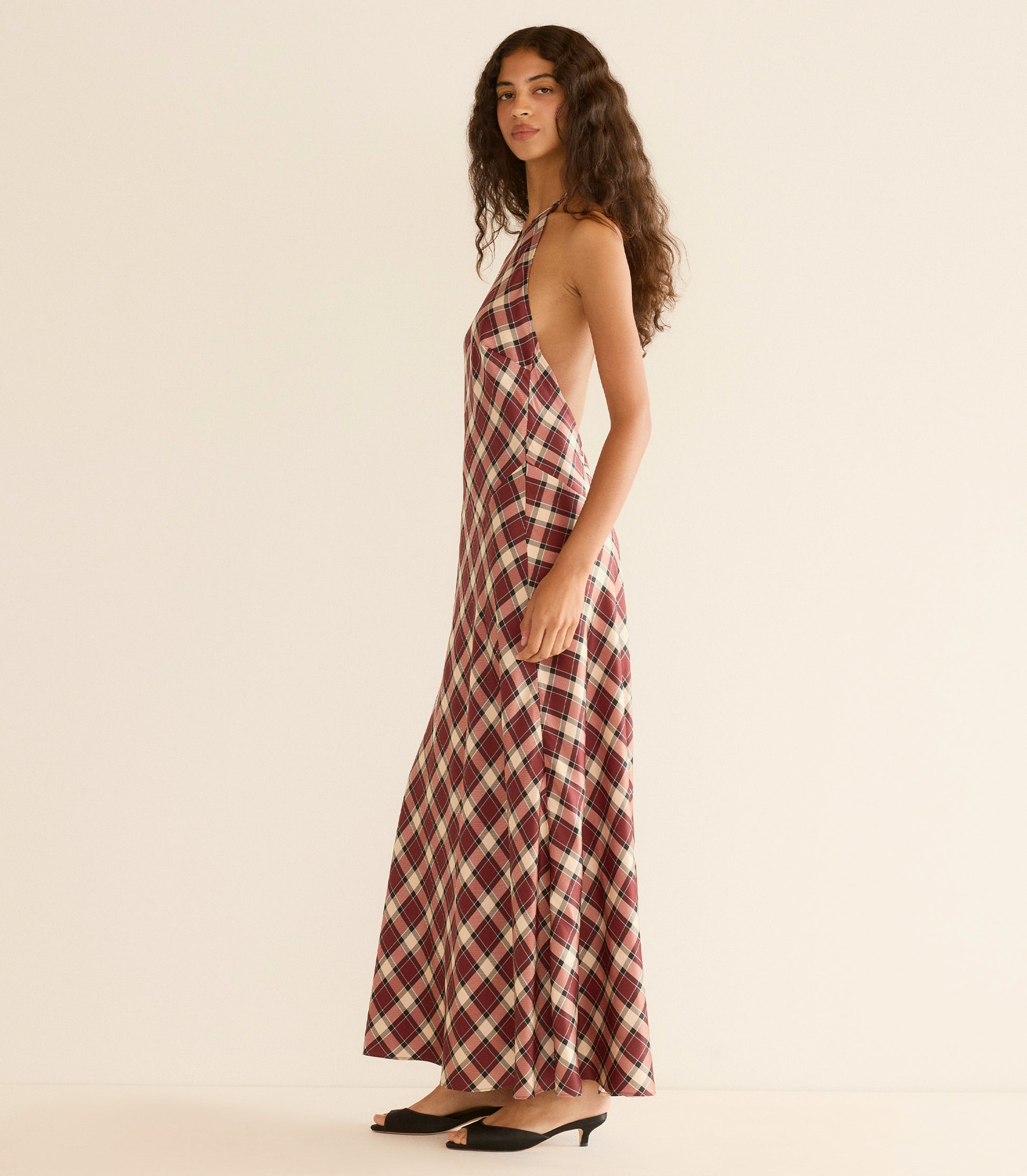 MAXIME DRESS -- NORFOLK PLAID view 8