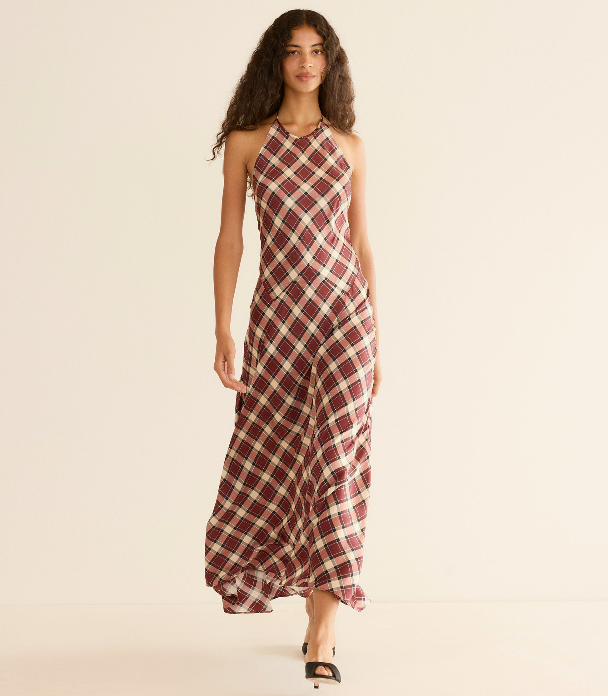 MAXIME DRESS -- NORFOLK PLAID view 6