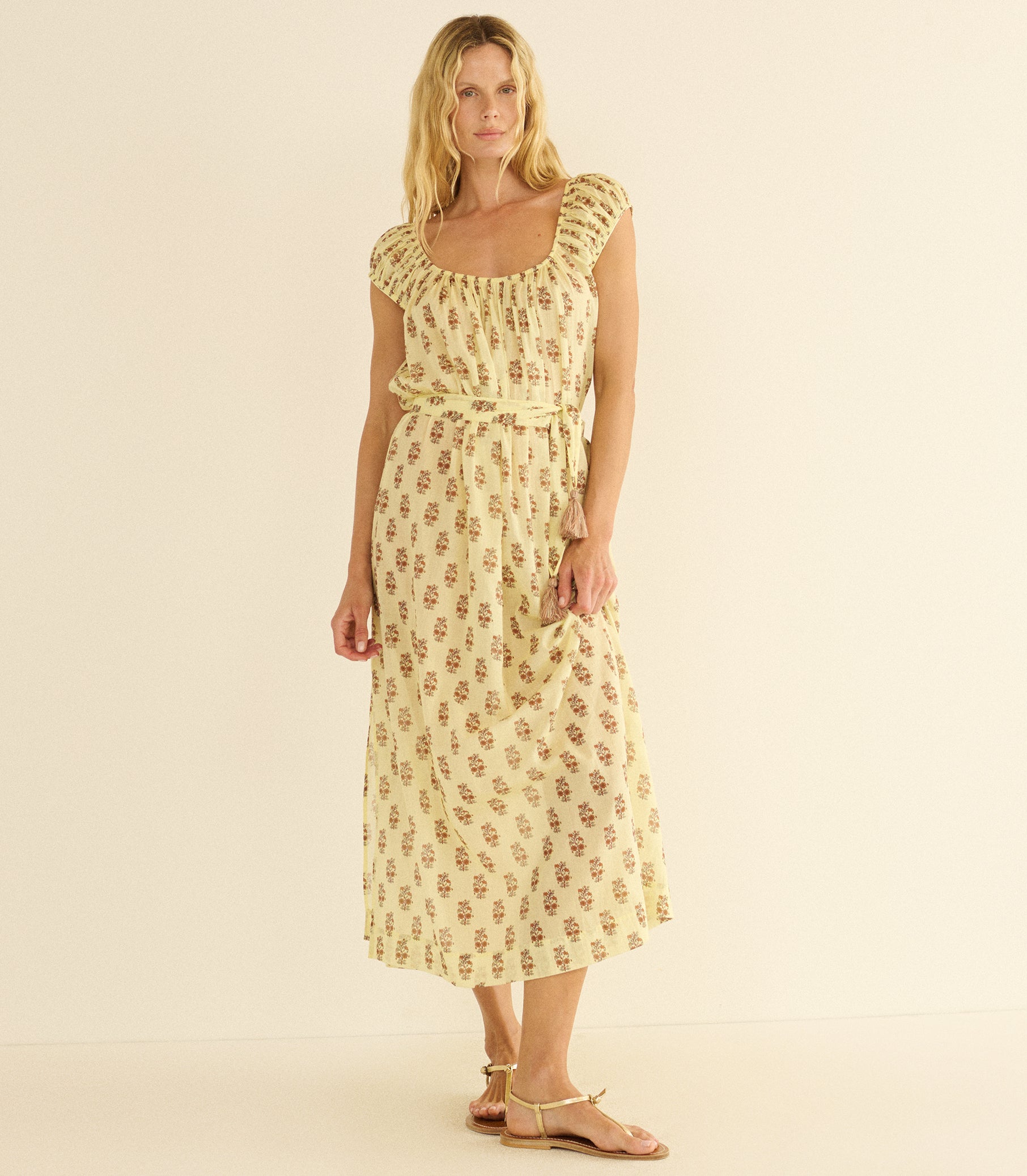 MEADOWLARK DRESS -- DANDELION GROVE view 2
