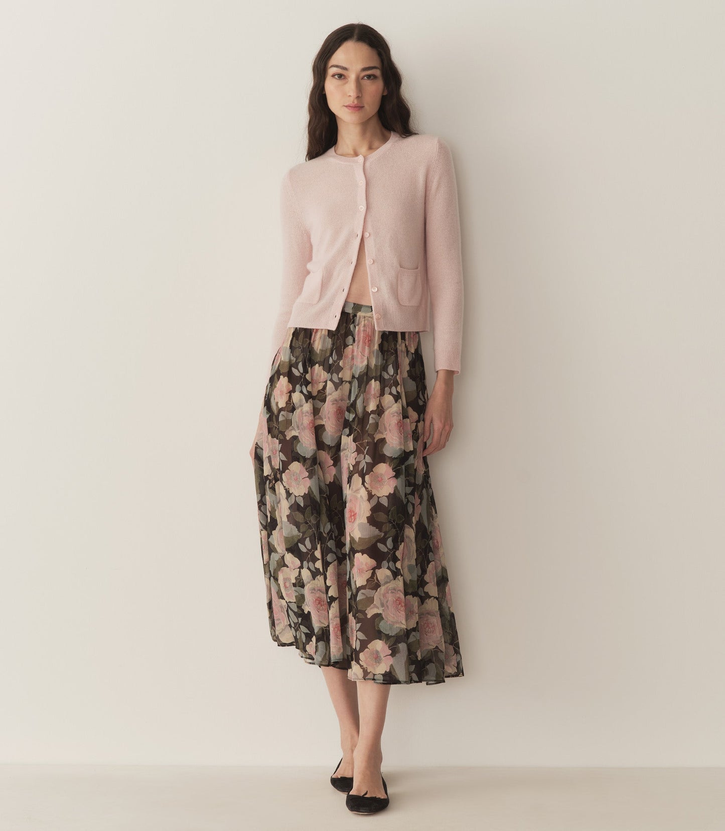 HMD -- MEADOW SKIRT -- ROSE GARDEN FLORAL