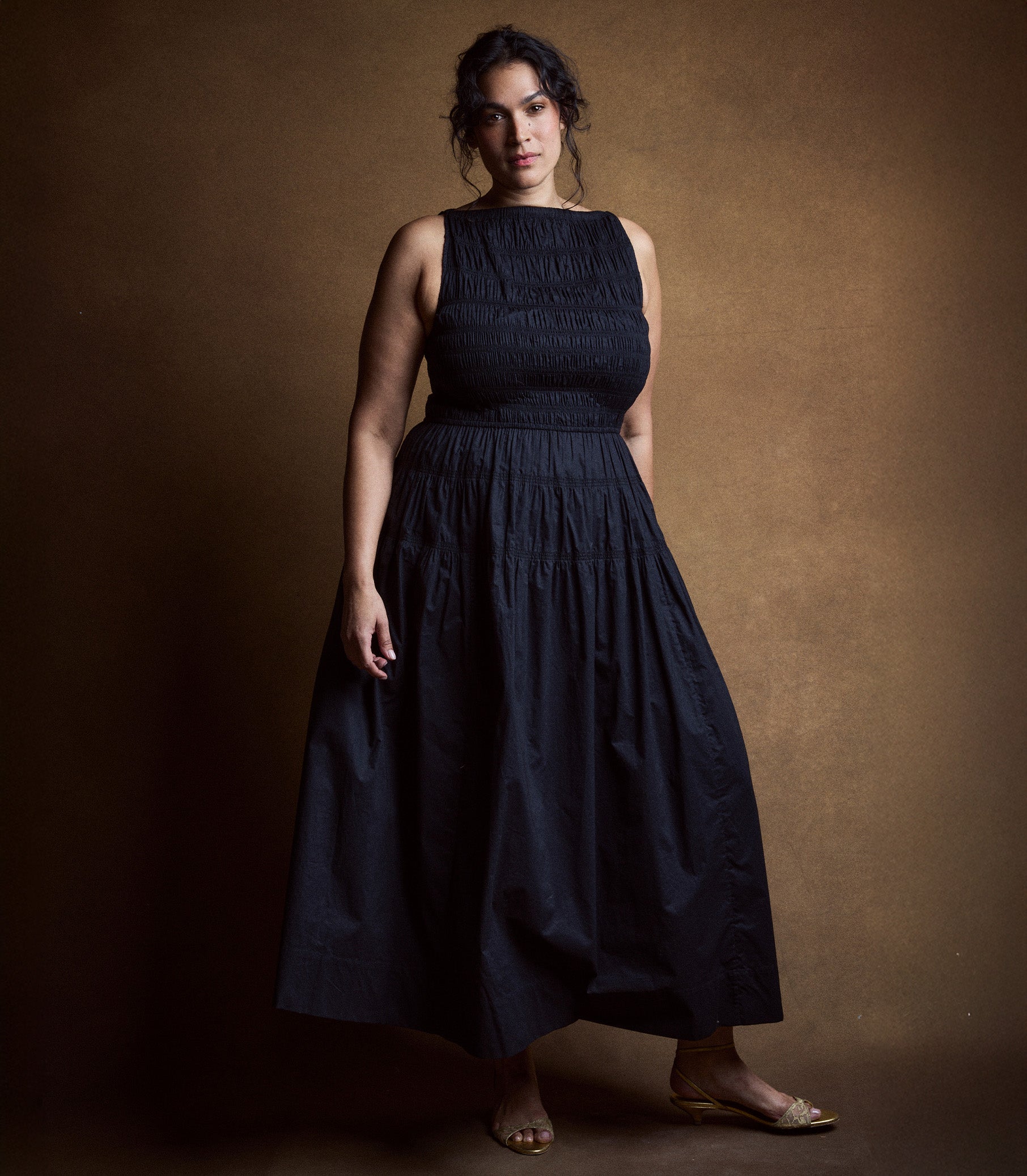 MELIE DRESS -- BLACK view 6
