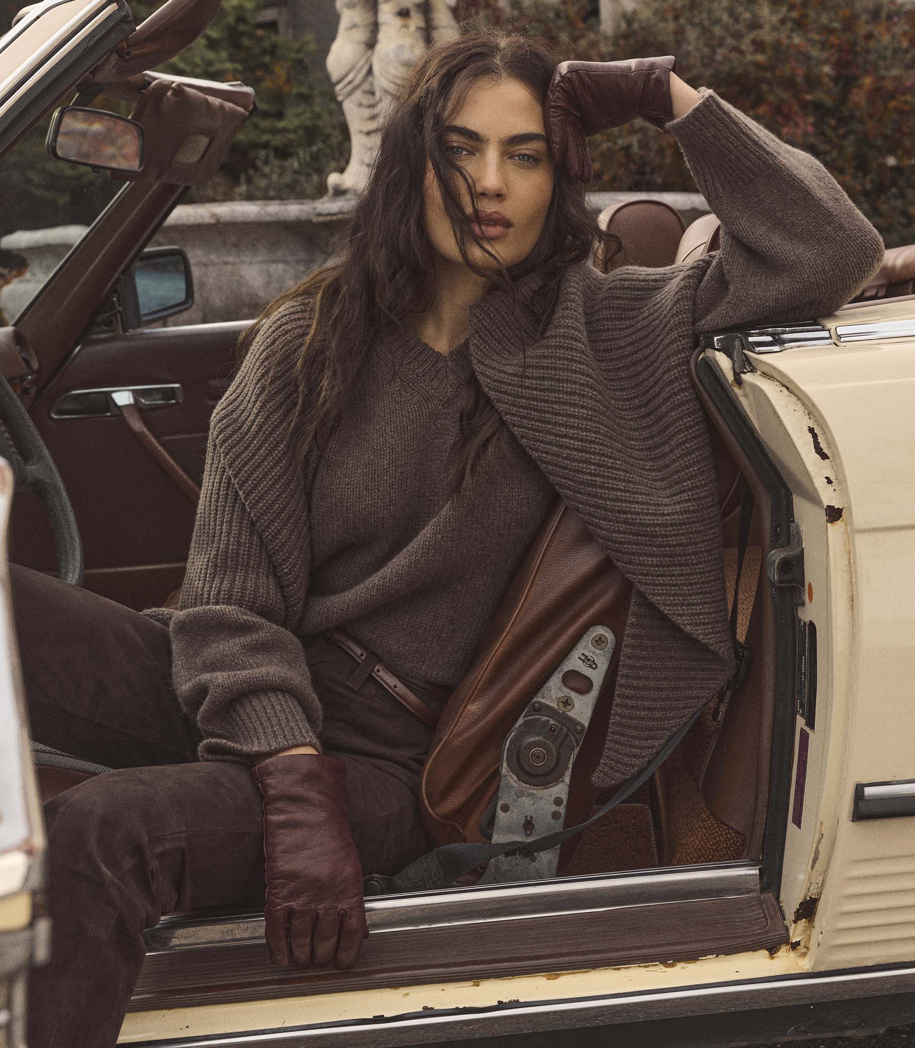 MERIT SWEATER -- TAWNY OWL view 4