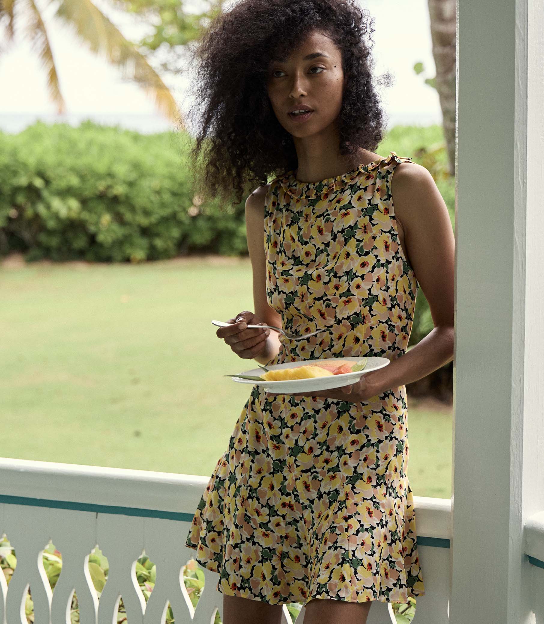 MESSINA DRESS -- ANEMONE GARDEN view 2