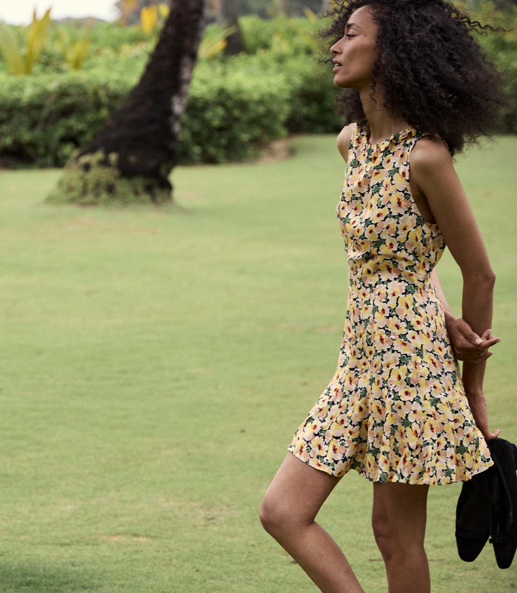 MESSINA DRESS -- ANEMONE GARDEN view 6