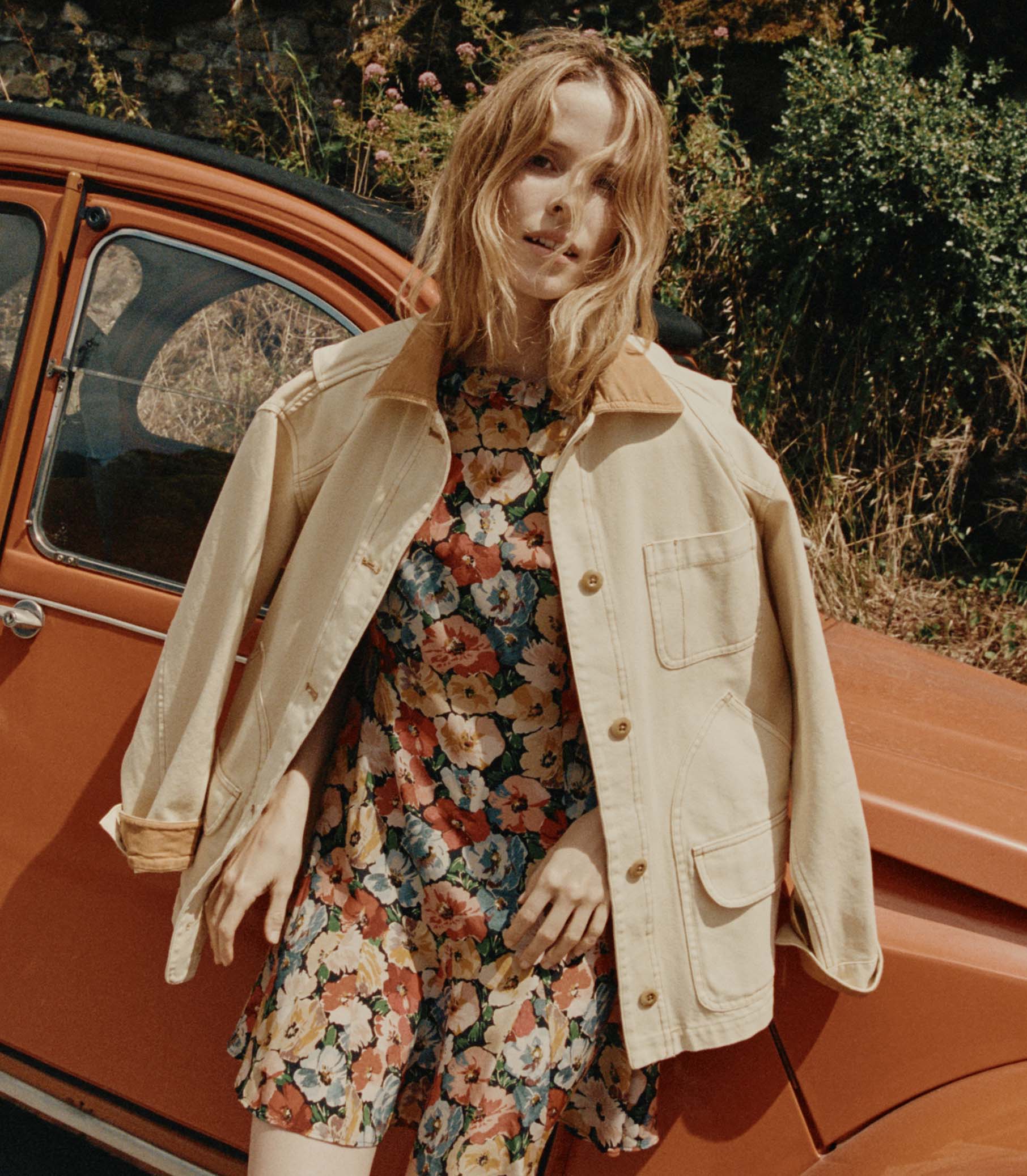 MESSINA DRESS -- POPPY MEADOW view 4