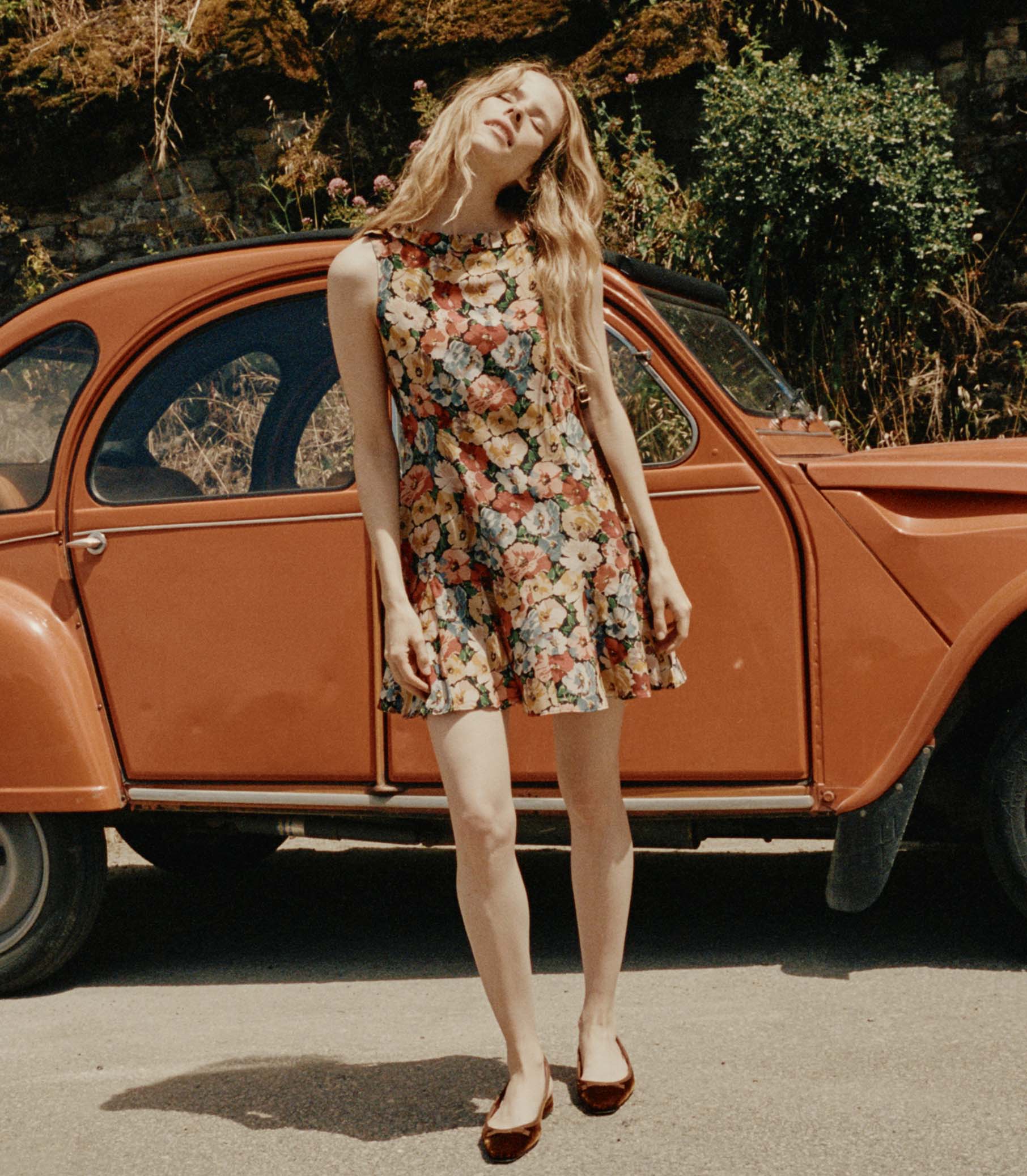 MESSINA DRESS -- POPPY MEADOW view 8