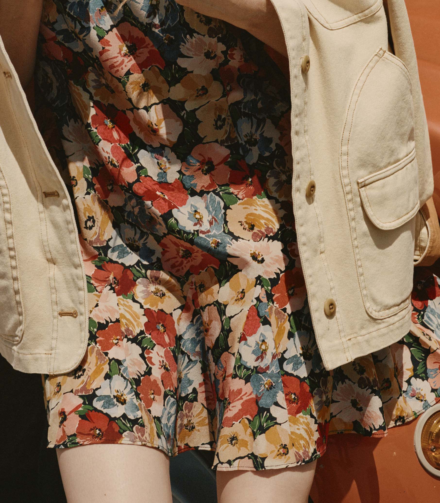 MESSINA DRESS -- POPPY MEADOW view 6