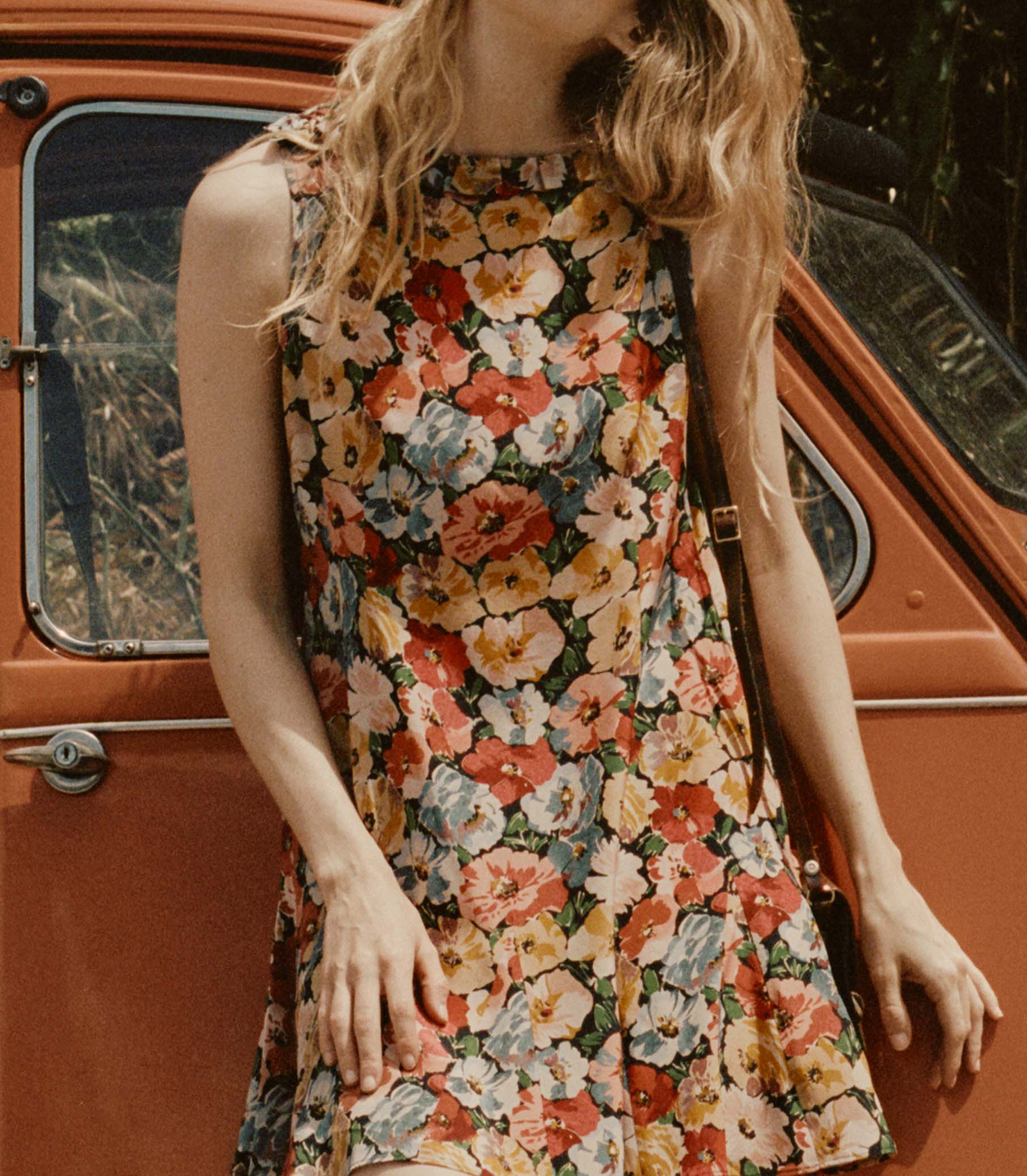 MESSINA DRESS -- POPPY MEADOW view 3