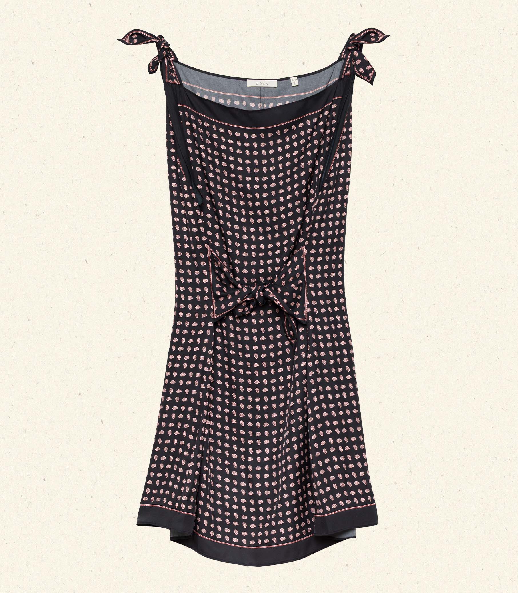 MILLANE DRESS -- CARDINALE FOULARD view 4