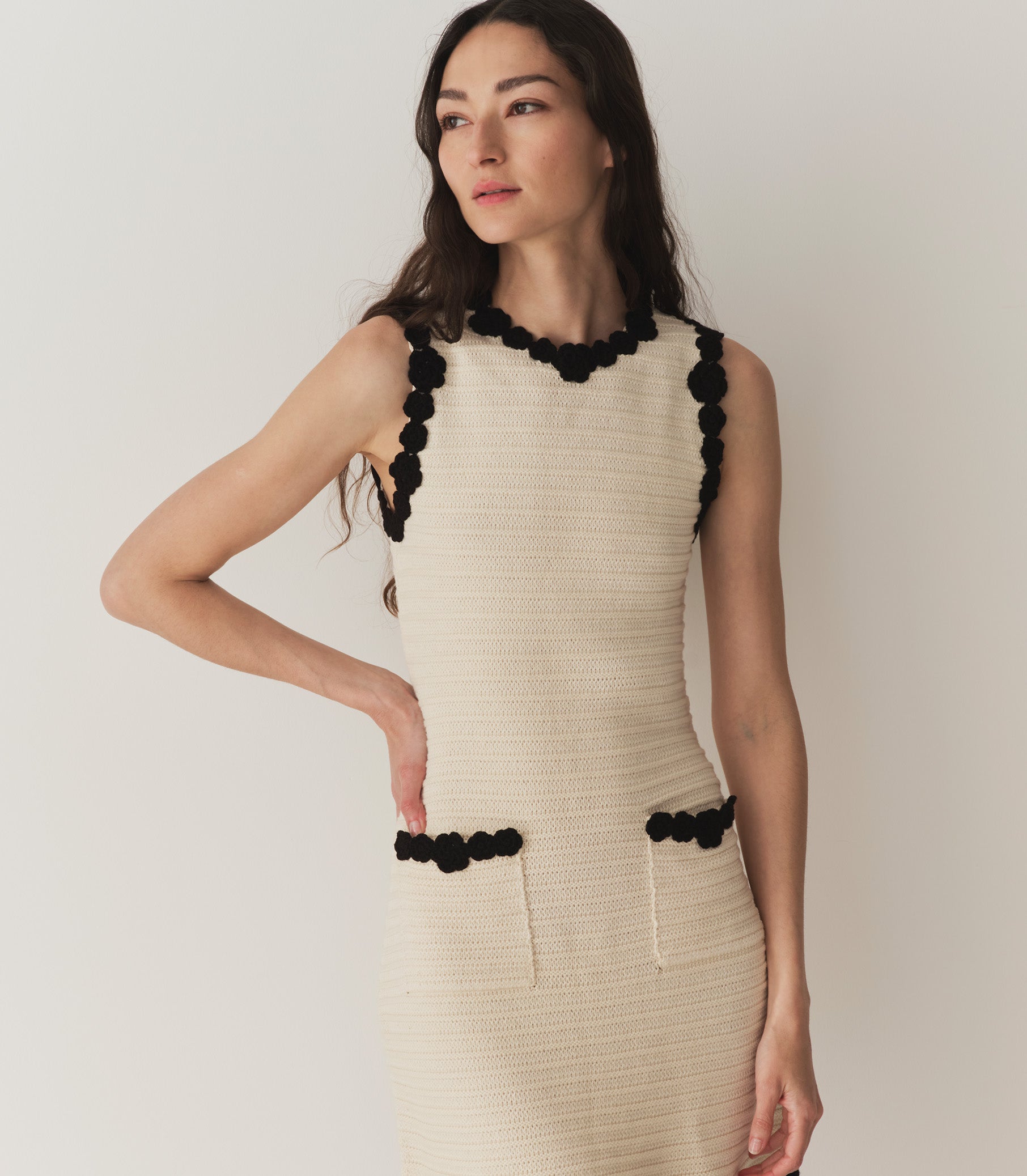 MILLICENT DRESS -- CREAM view 4