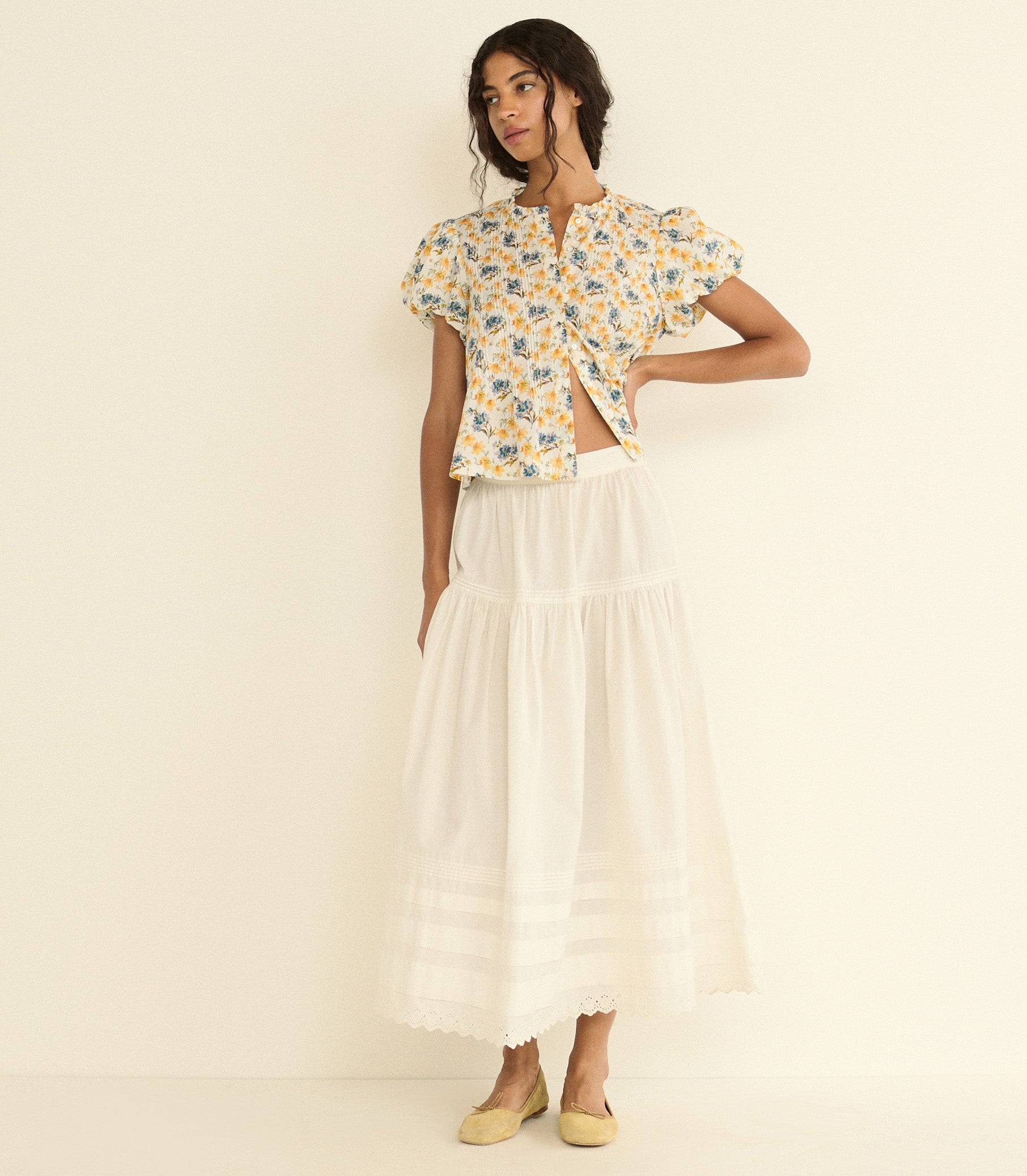 MILLIE TOP -- NARCISSUS BLOOM view 17
