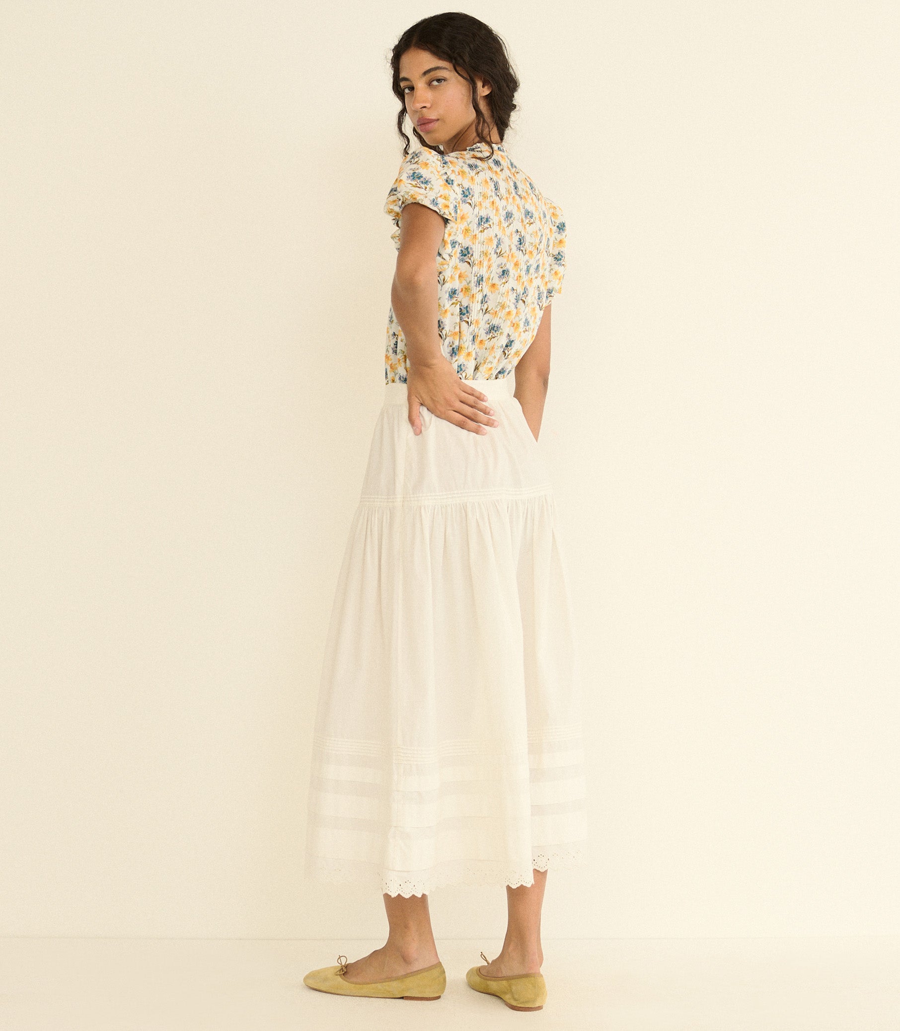 MILLIE TOP -- NARCISSUS BLOOM view 7
